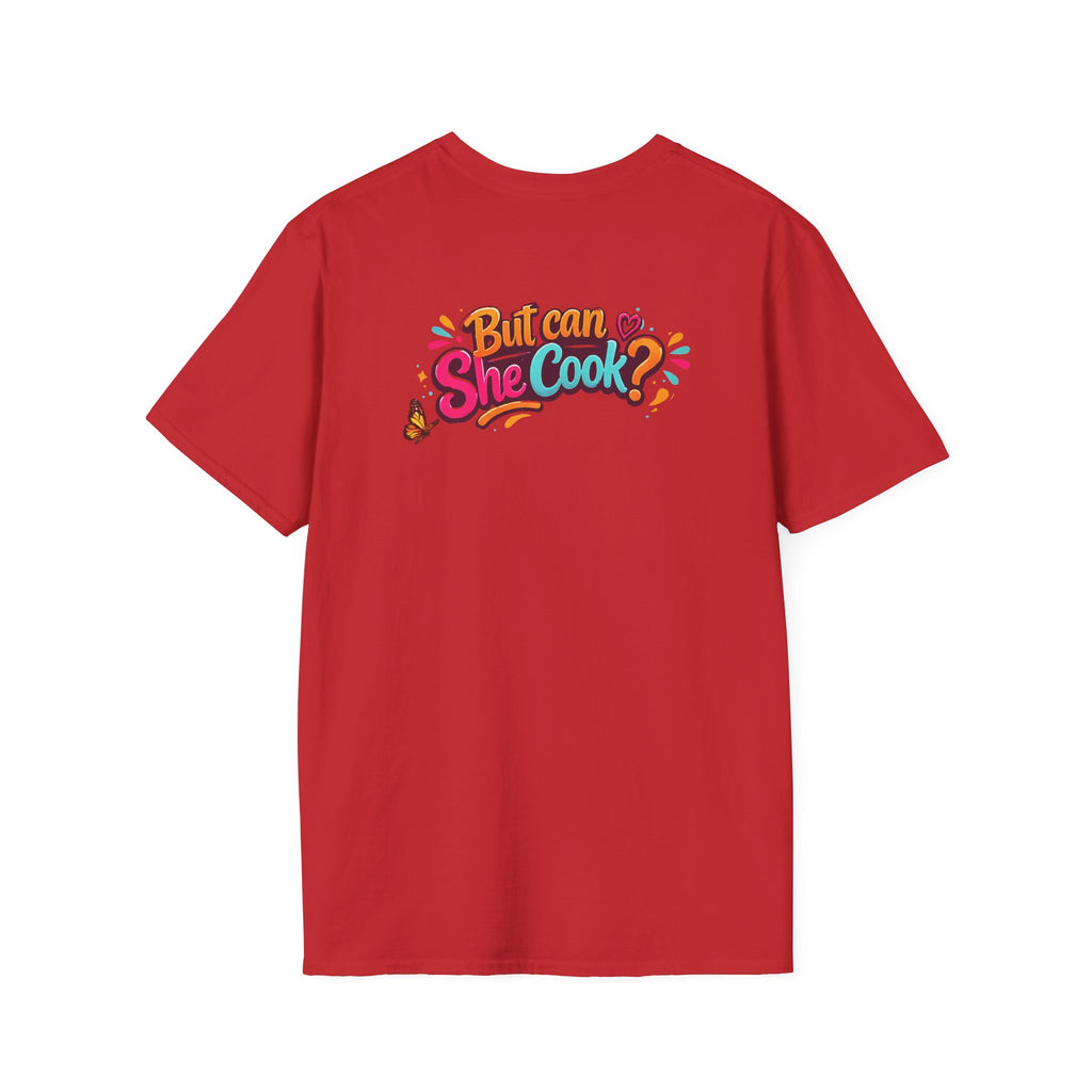 "But Can She Cook?" Retro Chef Graphic Tee