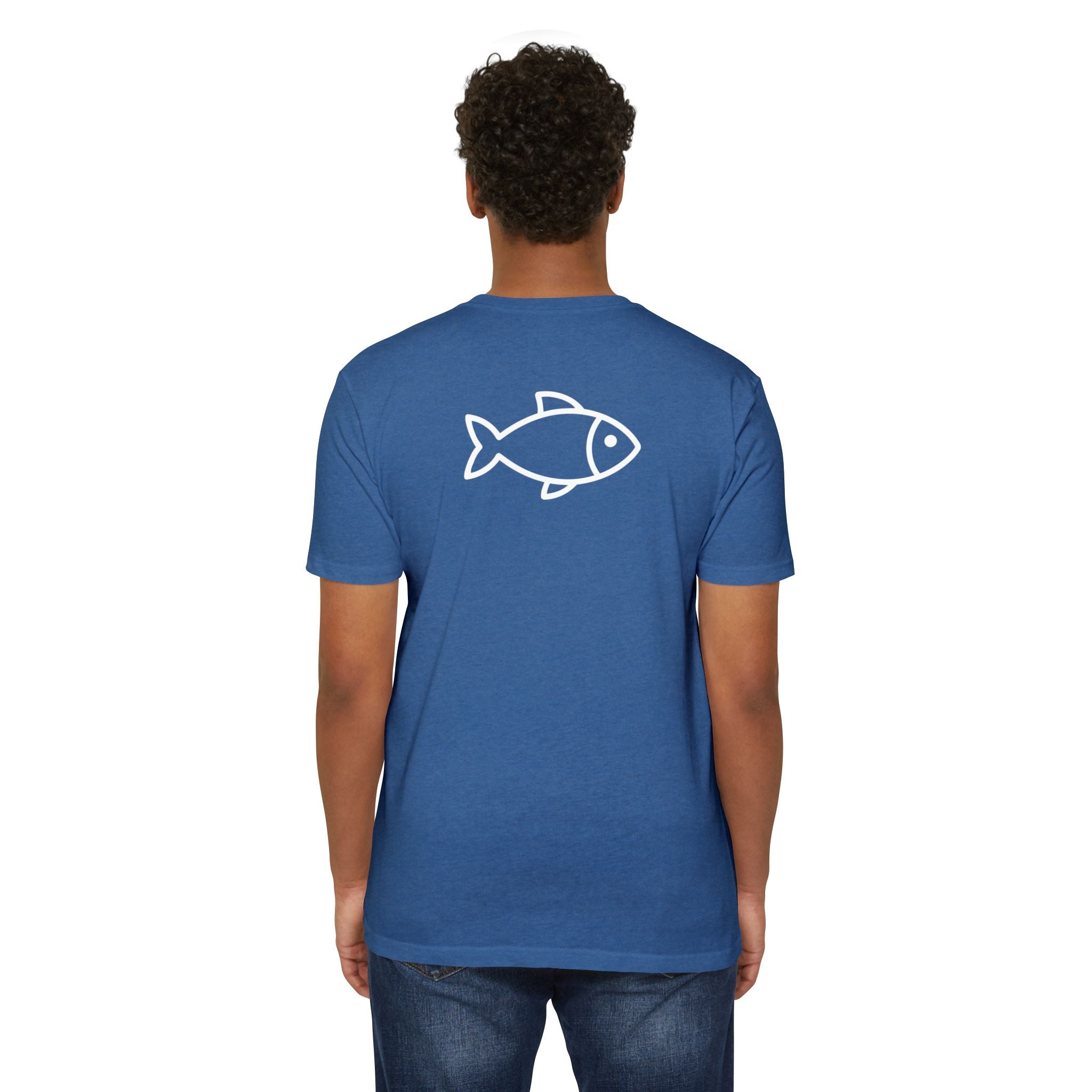 Retro Fish Reading  T-Shirt