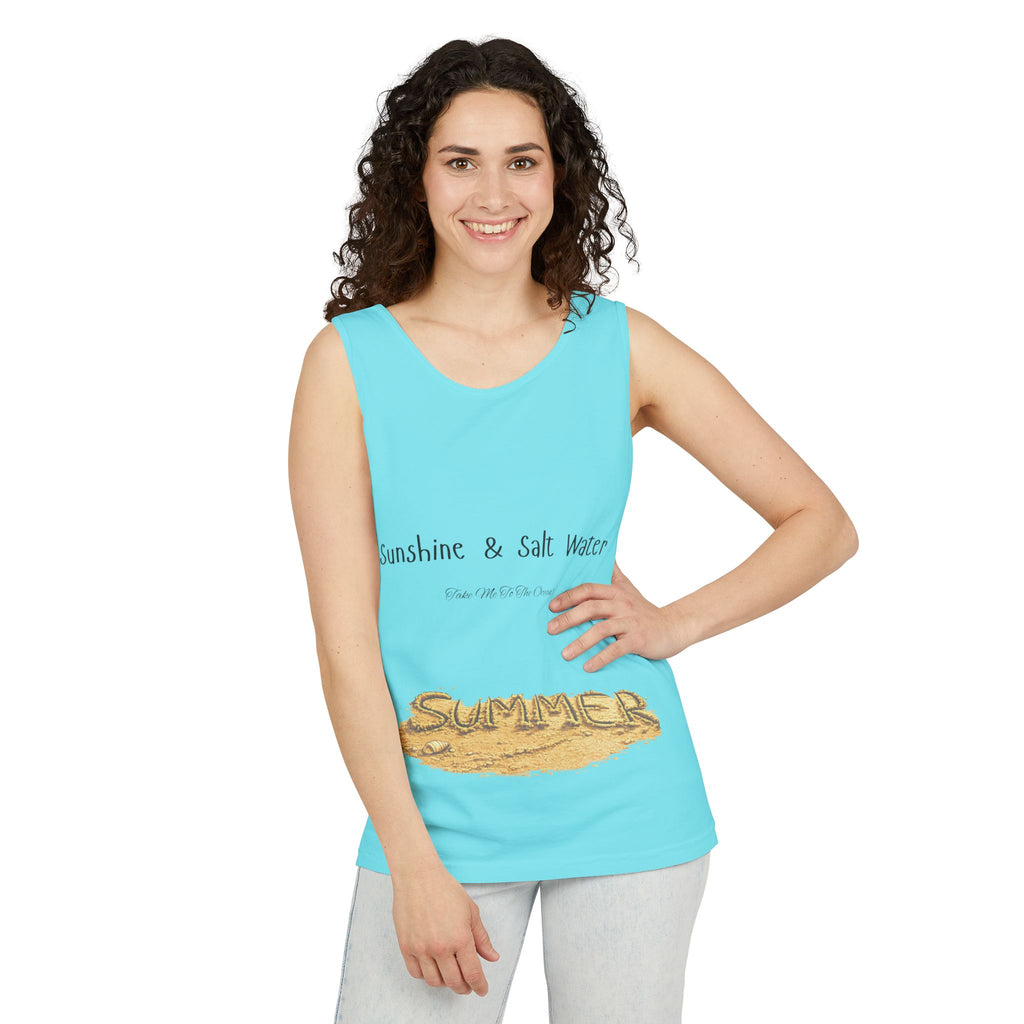 "Sunshine & Salt Water" Beach Graphic