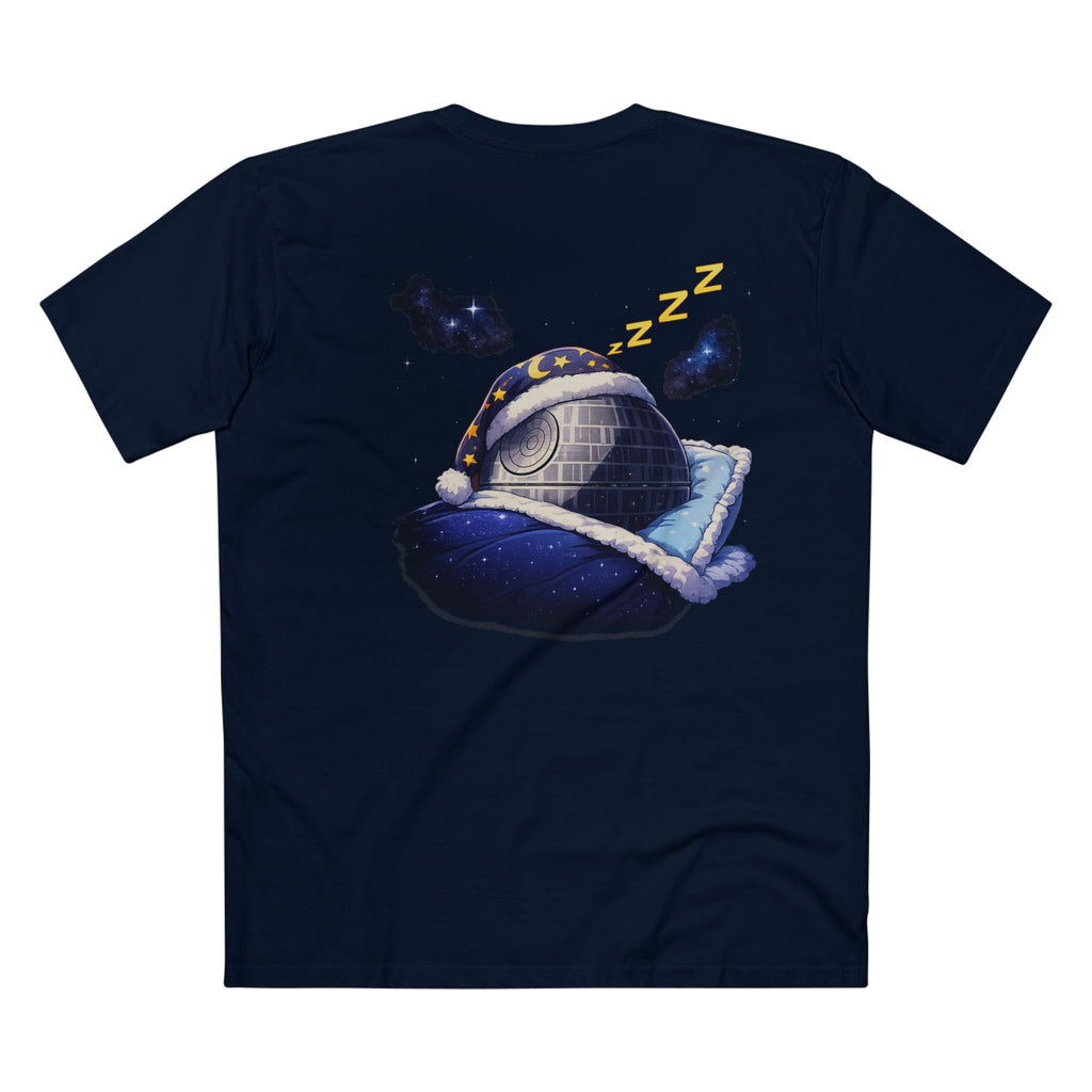 Dark Side Tee — "I'm Going to the Dark Side (Good)" Retro Sleepy Death Star T‑Shirt