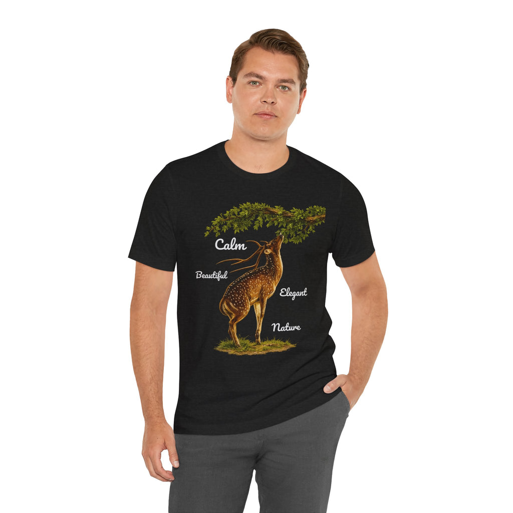 Calm Elegant Nature Deer T-Shirt