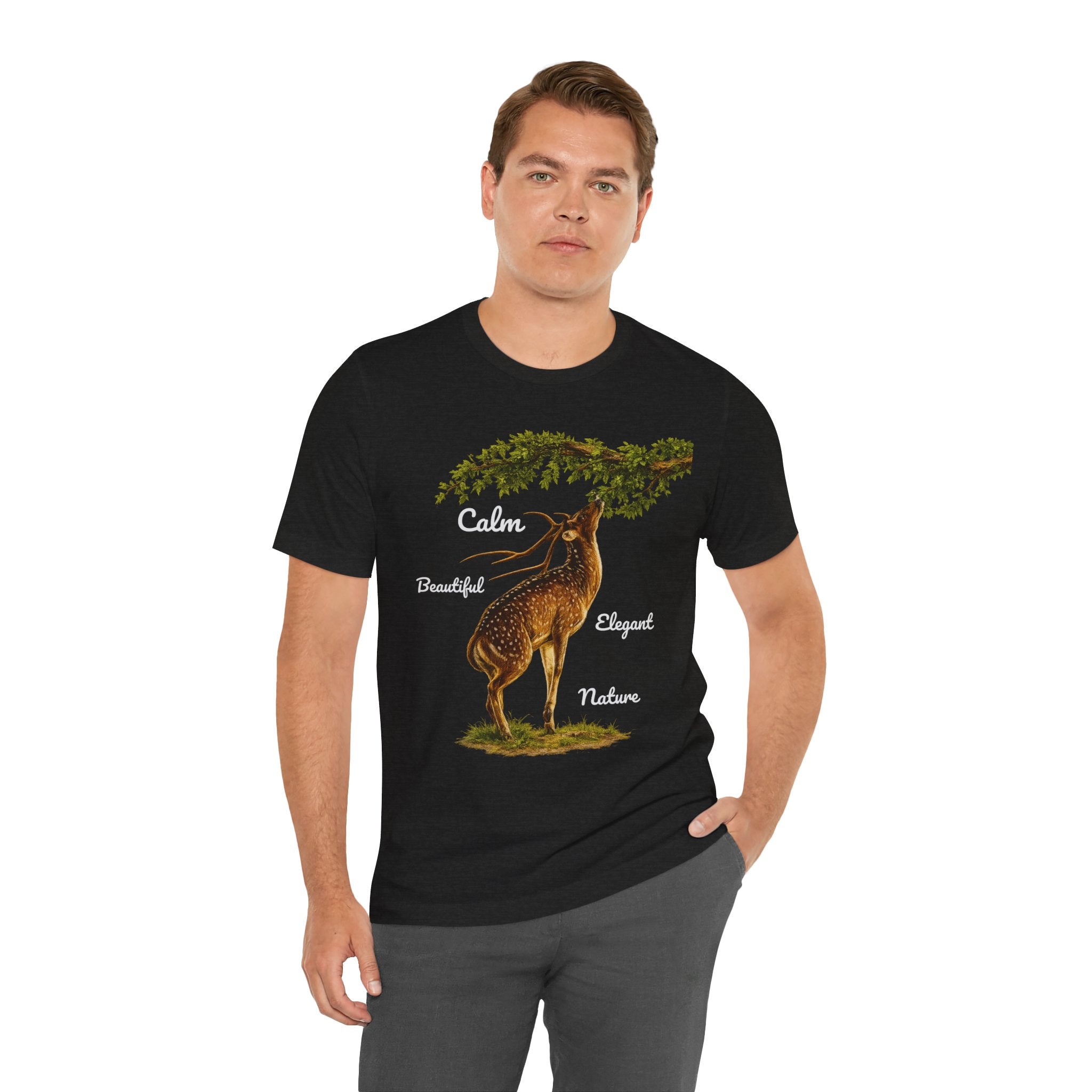 Calm Elegant Nature Deer T-Shirt