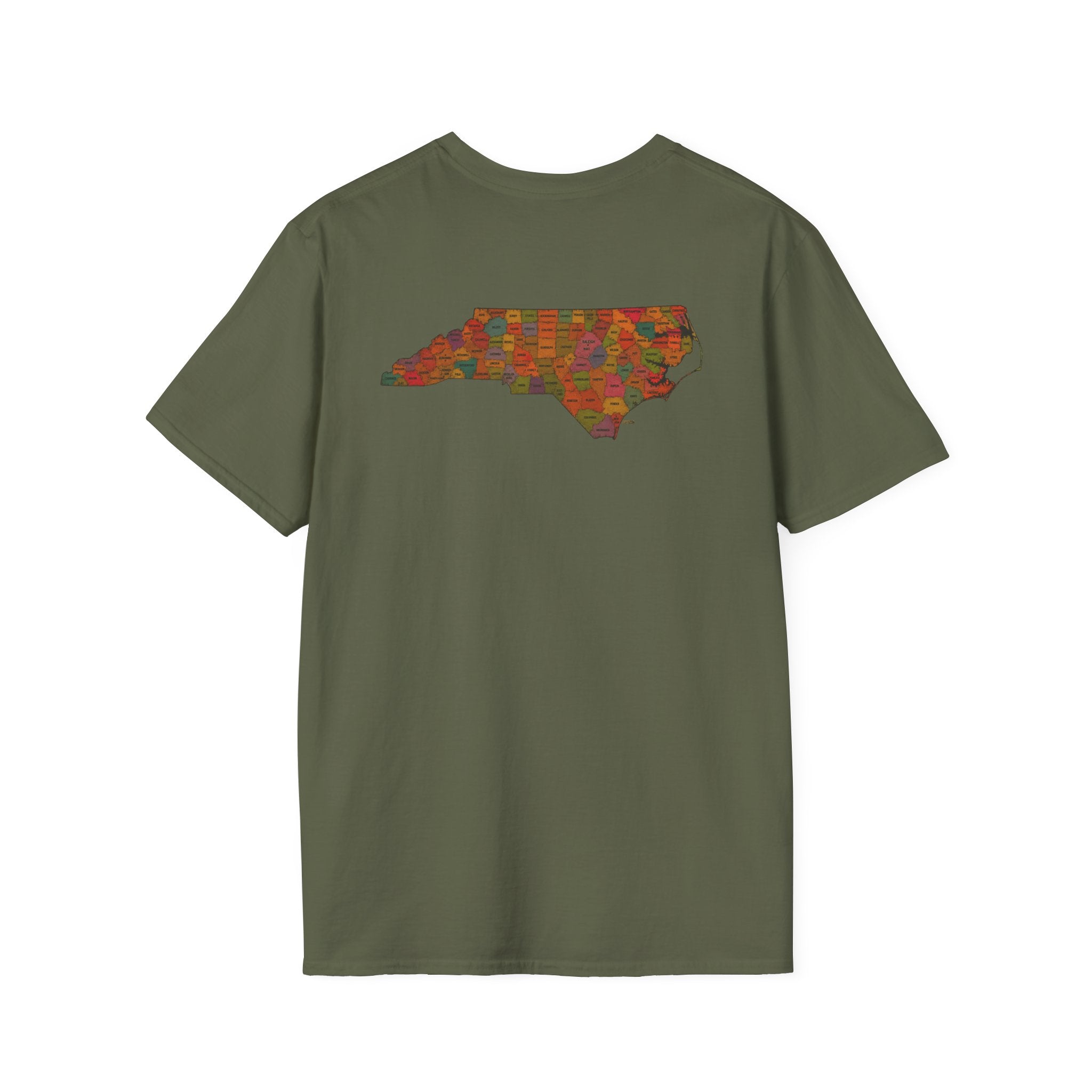 T-Shirt — "Don't Ask 100% Organic" North Carolina Pride Tee