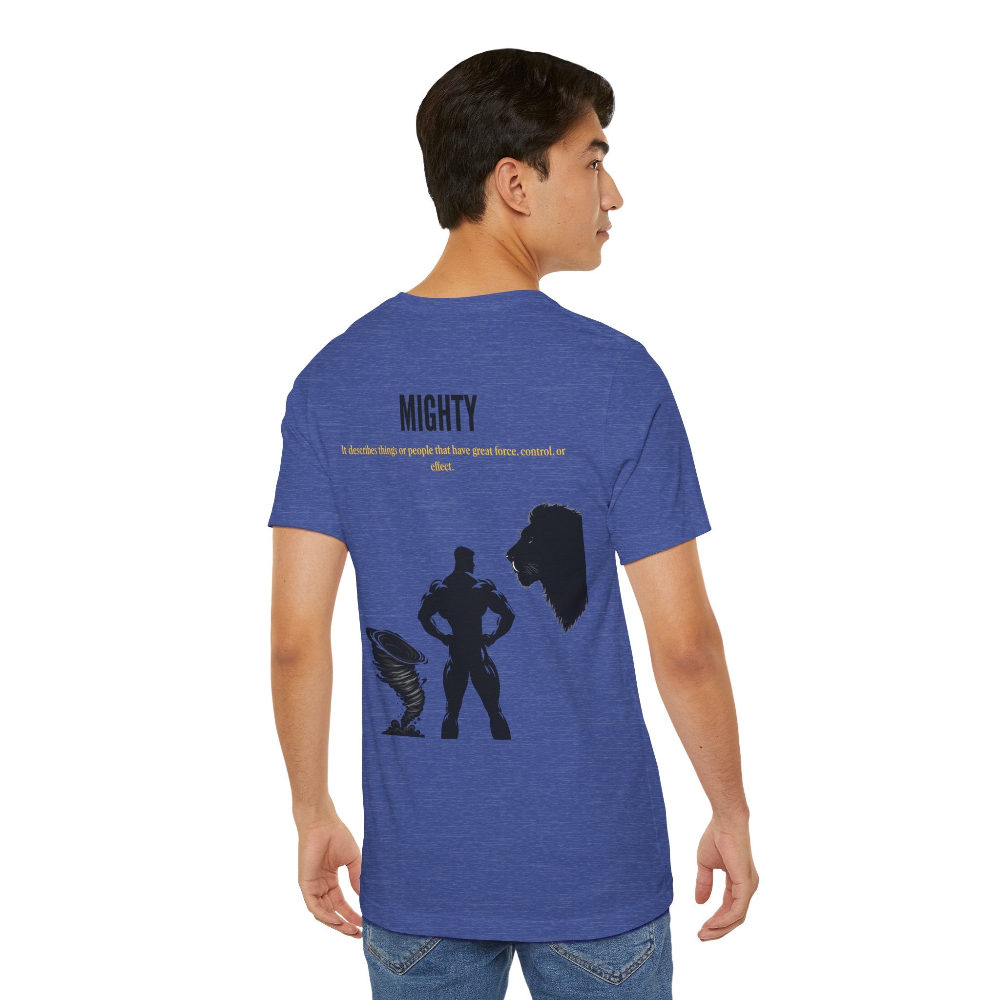 Powerful / Mighty Graphic Tee — Inspirational Strength T-Shirt