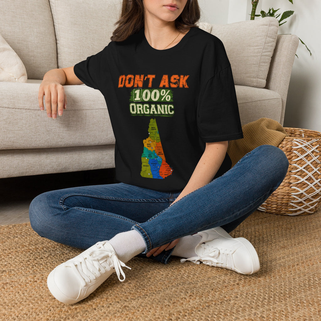 Don't Ask 100% Organic Idaho T-Shirt — Funny State Pride Tee