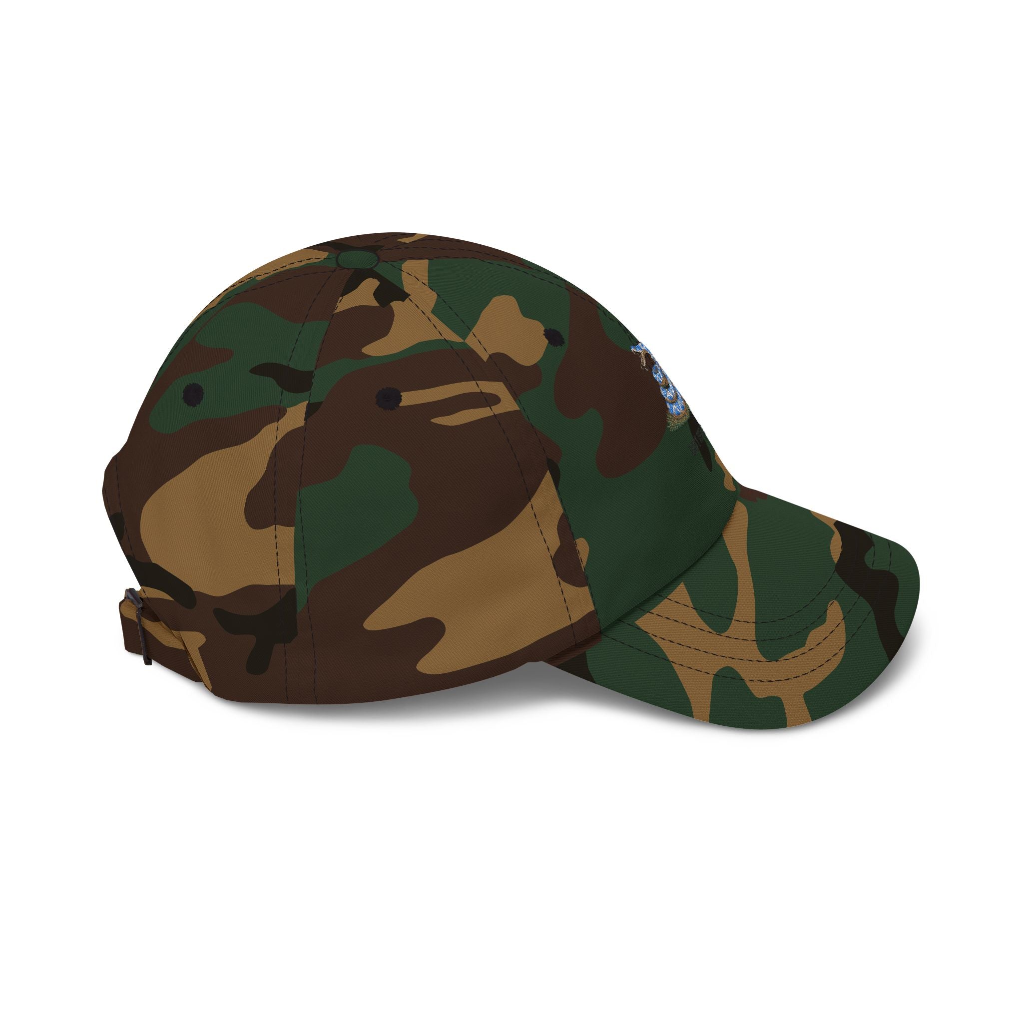 Dad Cap — 'Don't Tread On Me' Coiled Snake Embroidered Baseball Hat