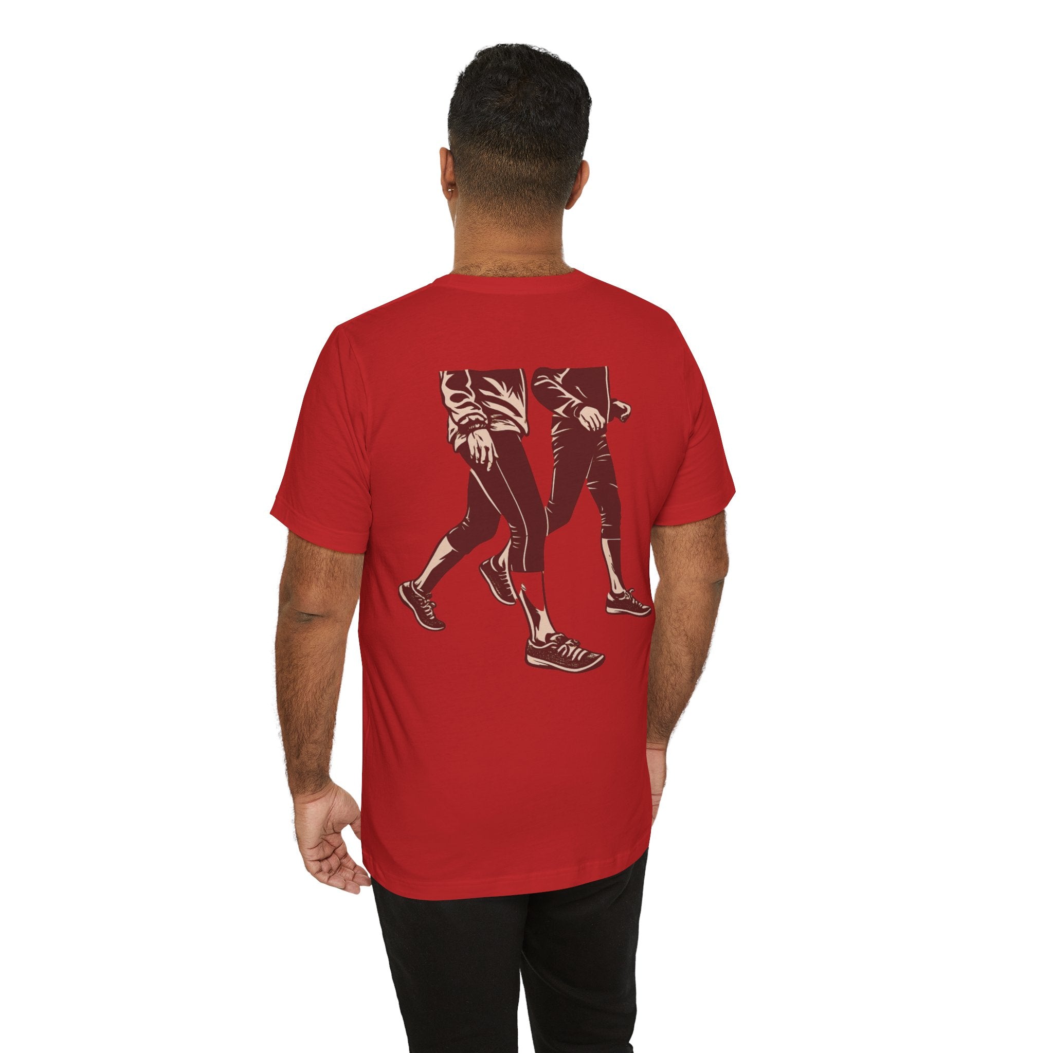 Good Morning Walk Tee — Retro Walking Graphic T-Shirt for Fitness & Morning Strolls