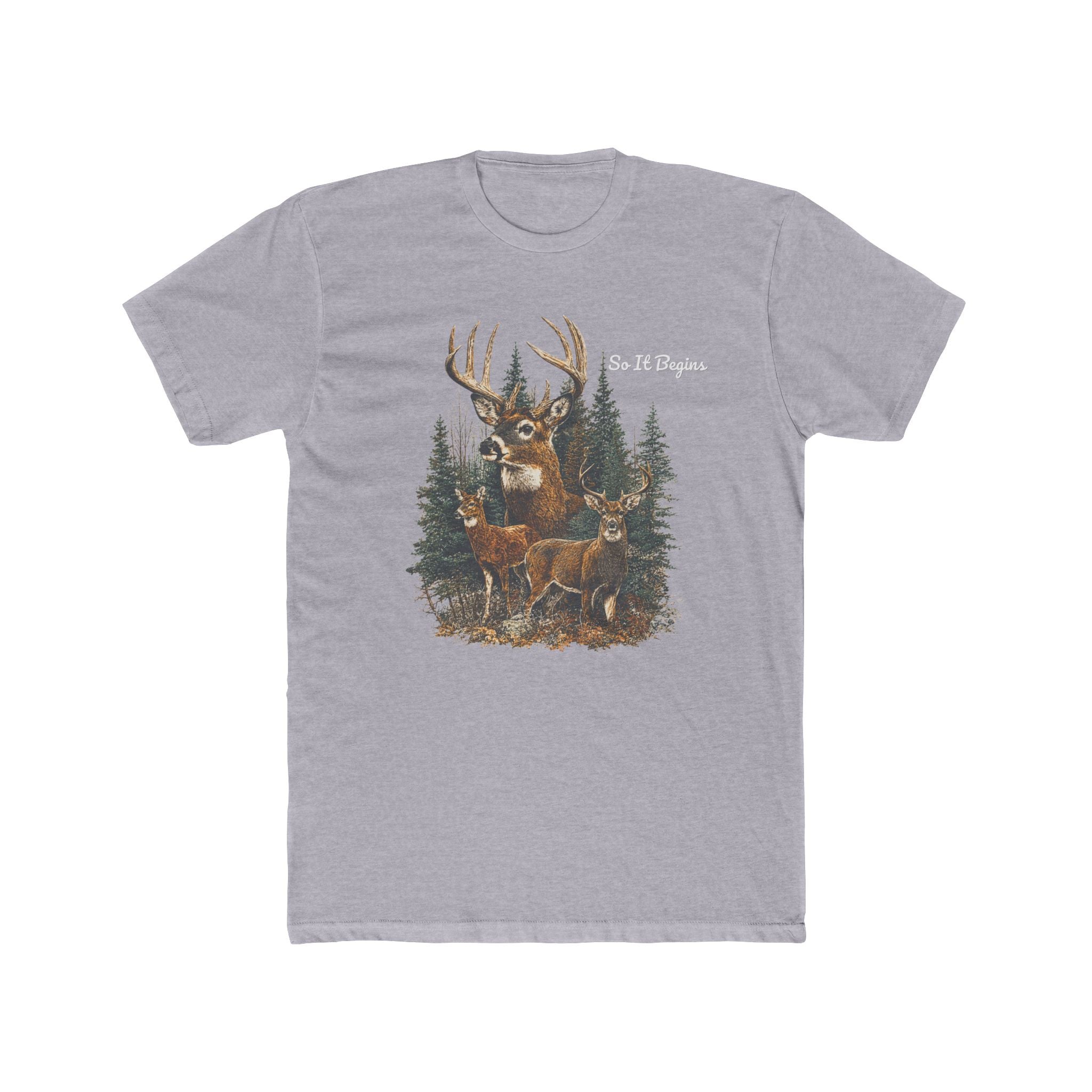 "So It Begins" Woodland Hunting Tee