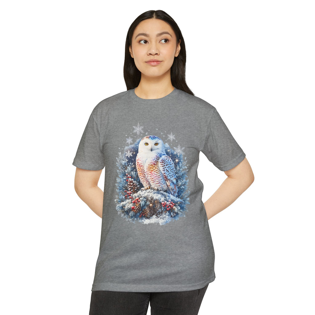 Snowy Owl Festive Holiday Winter T-Shirt