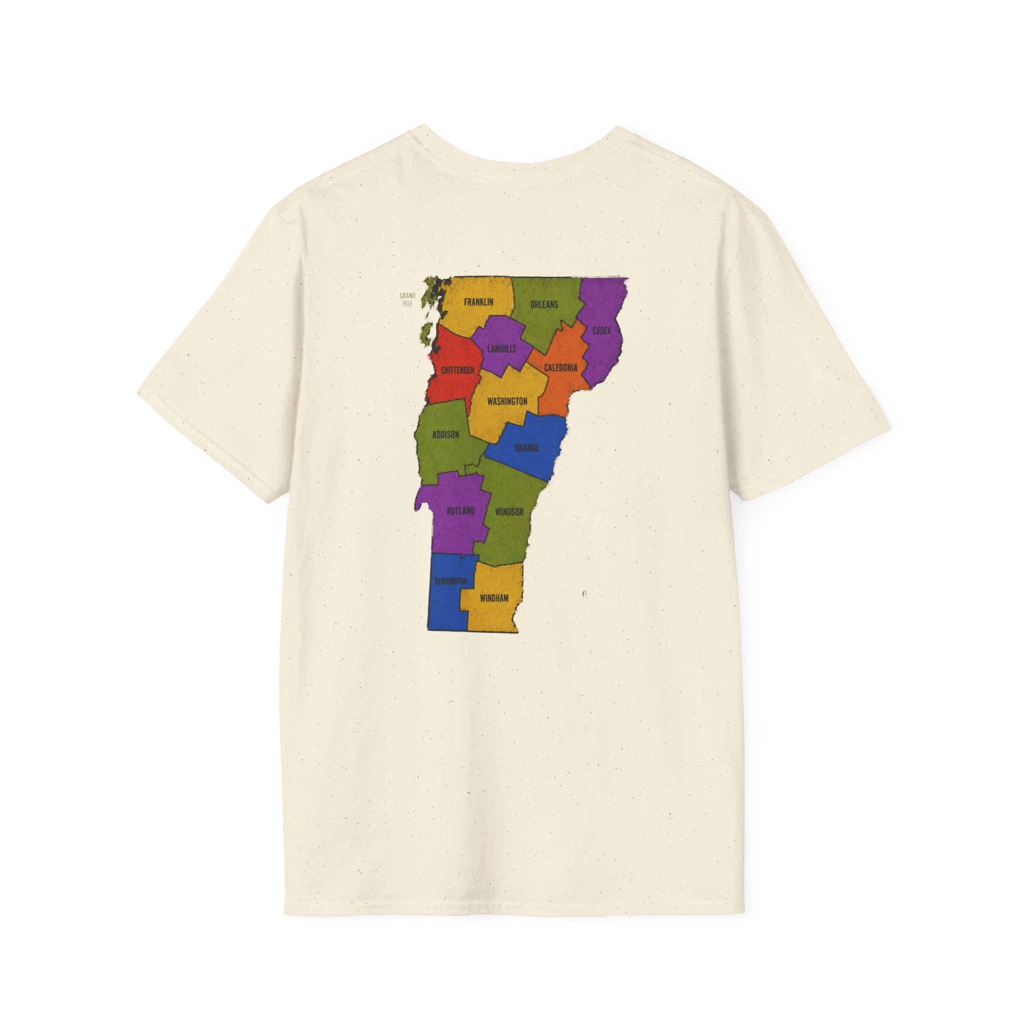 Don't Ask 100% Organic T-Shirt — Vermont Pride State Map Tee