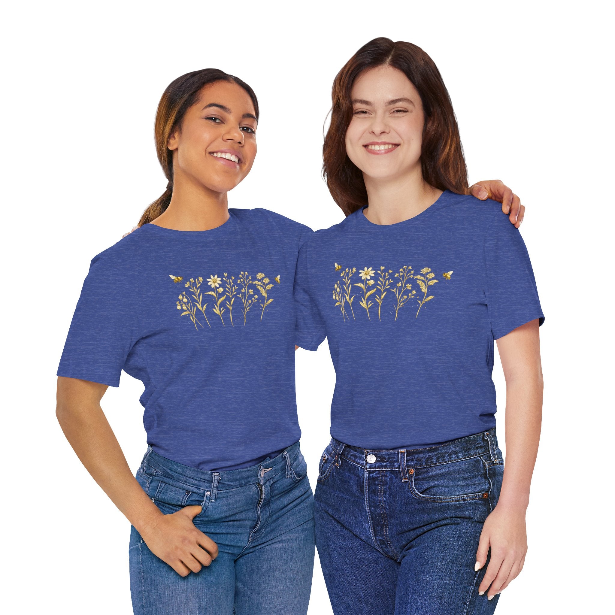 Gold Wildflower Graphic T-Shirt