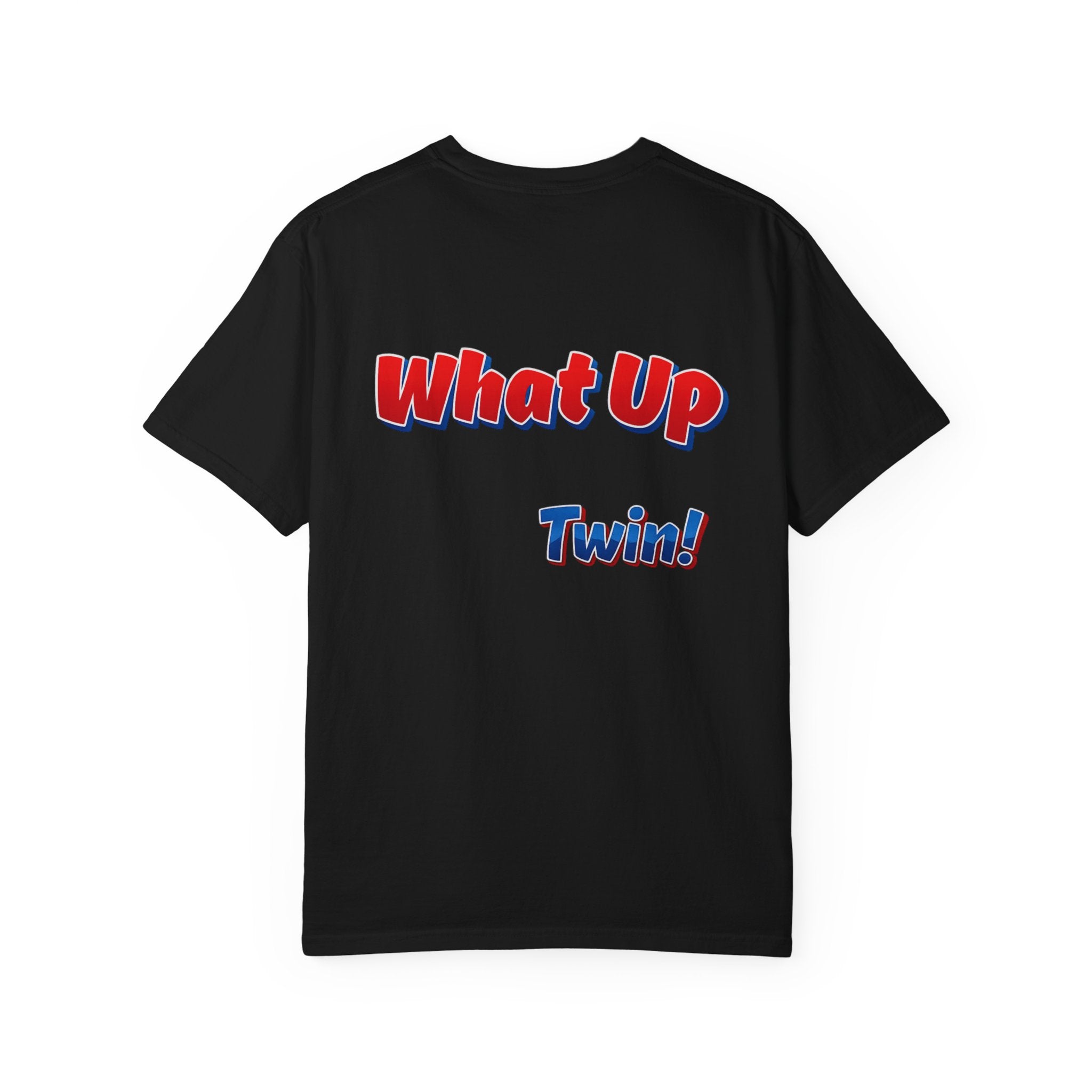What Up Twin! Graphic T-Shirt — Cute Raccoon Character Tee
