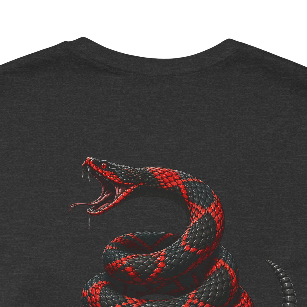 Don't Tread On Me Unisex Jersey Short Sleeve Tee Red and Black