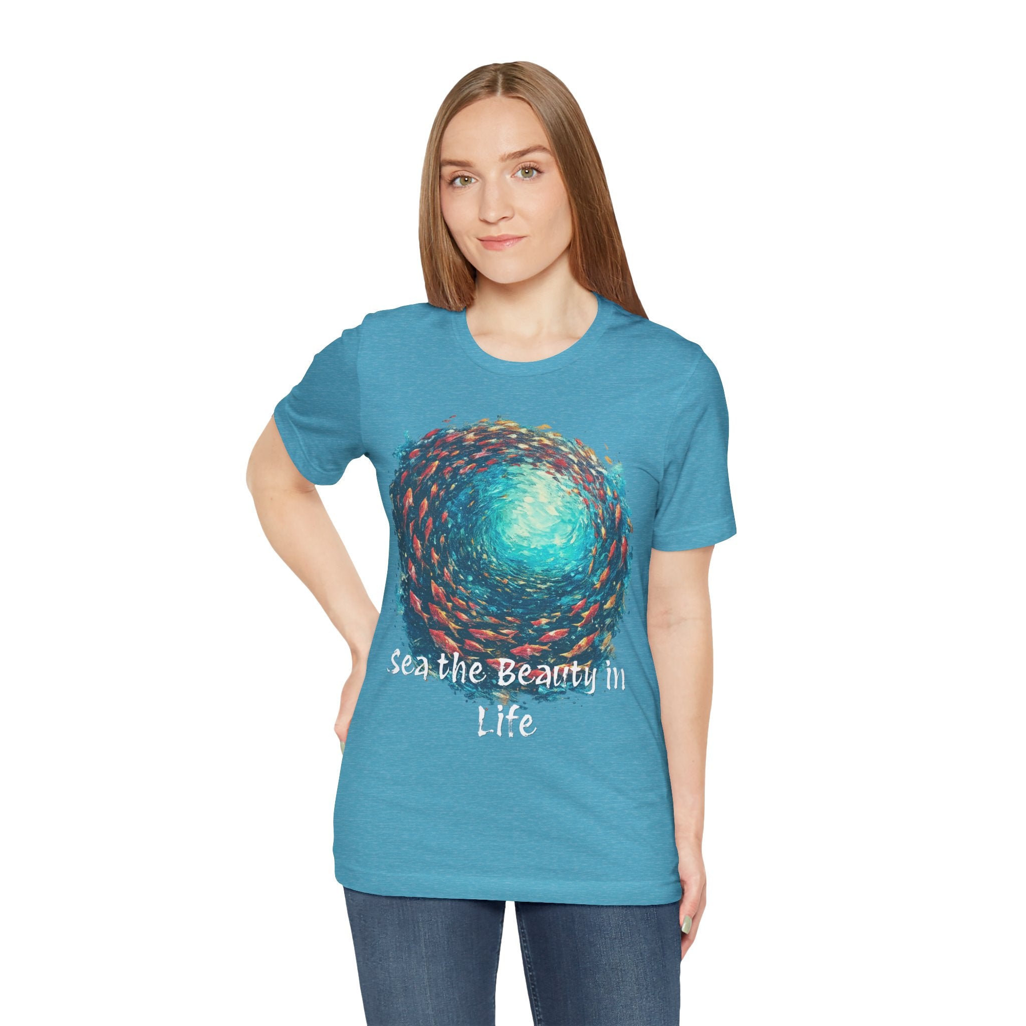 "Sea the Beauty in Life" ocean shirt