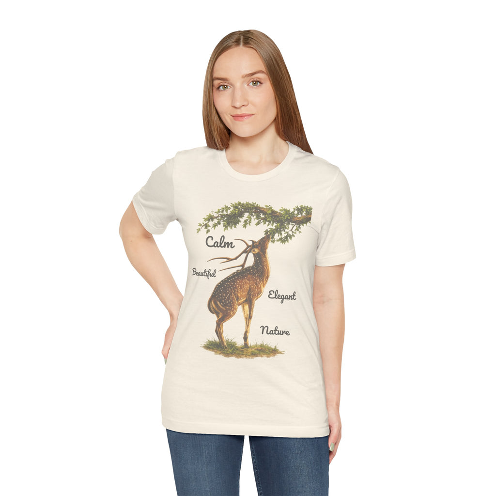 Calm Elegant Nature Deer T-Shirt