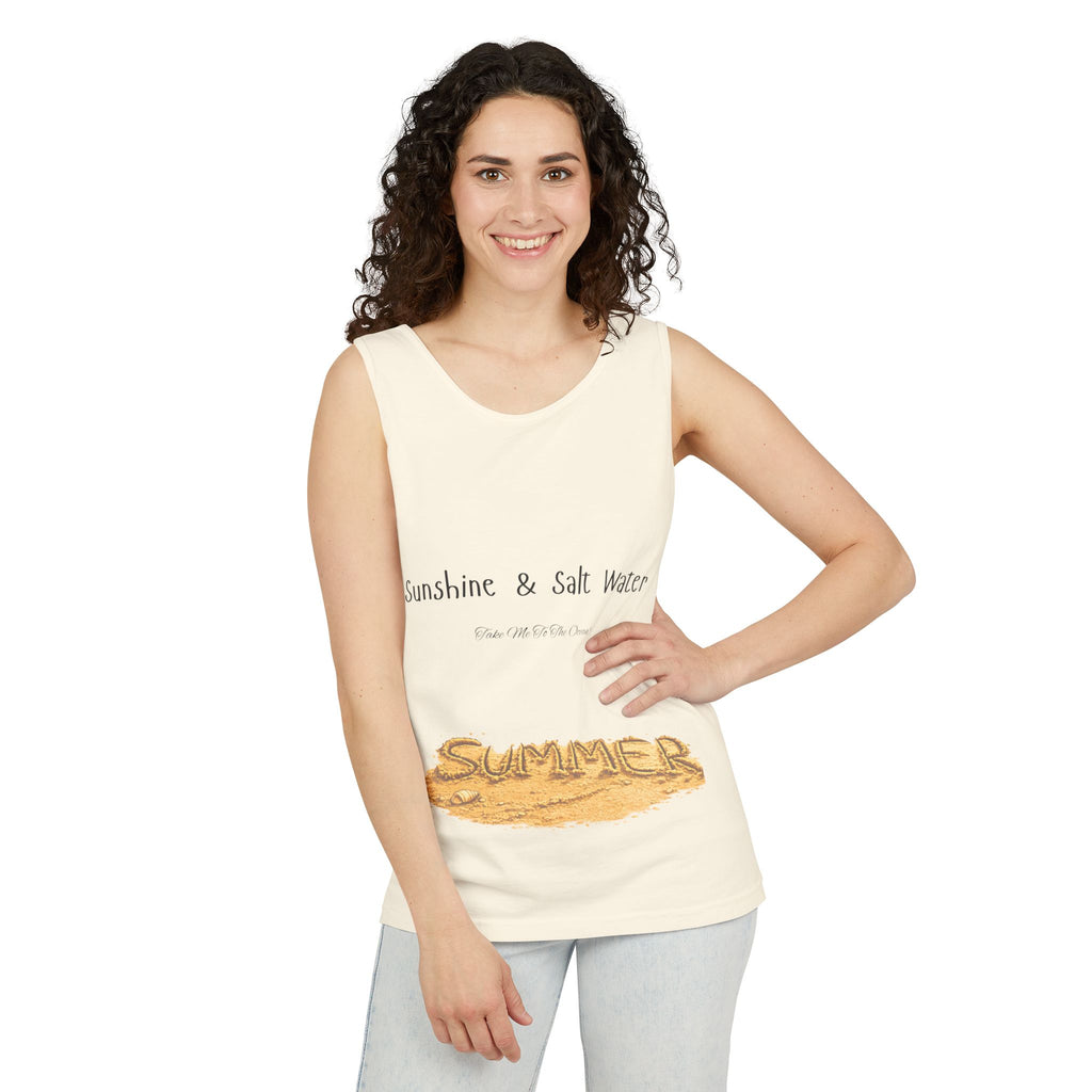 "Sunshine & Salt Water" Beach Graphic
