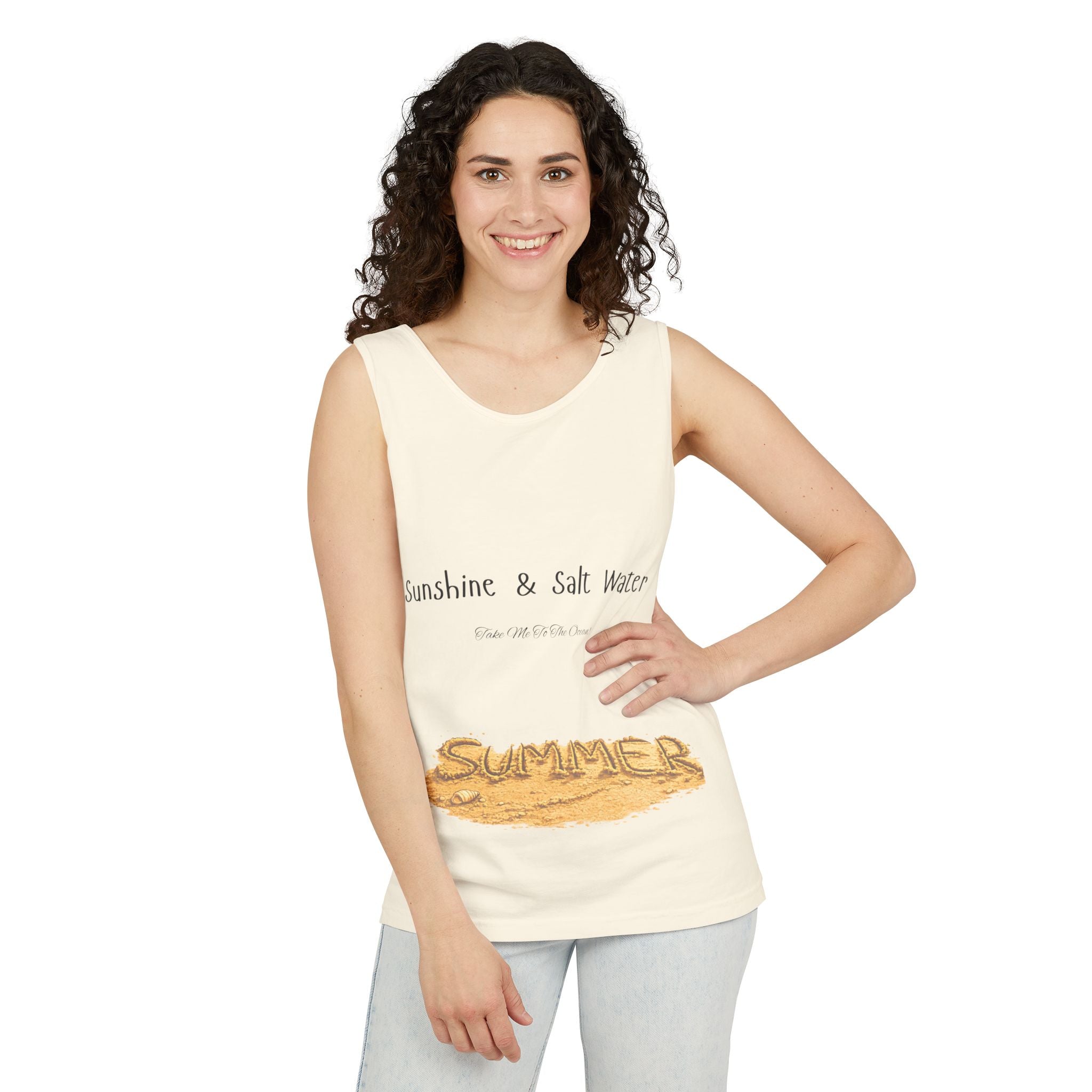 "Sunshine & Salt Water" Beach Graphic