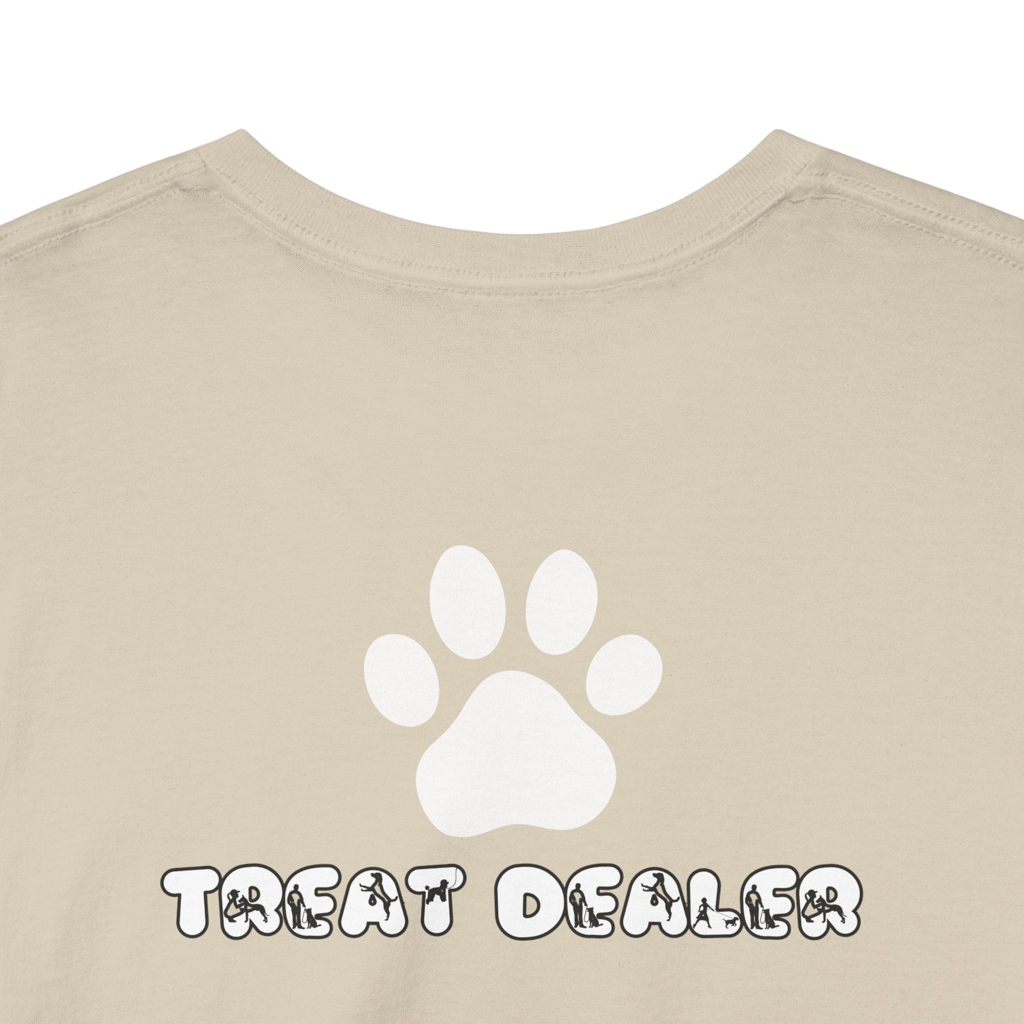 Treat Dealer T-Shirt — Funny Dog Shirt with Paw Print