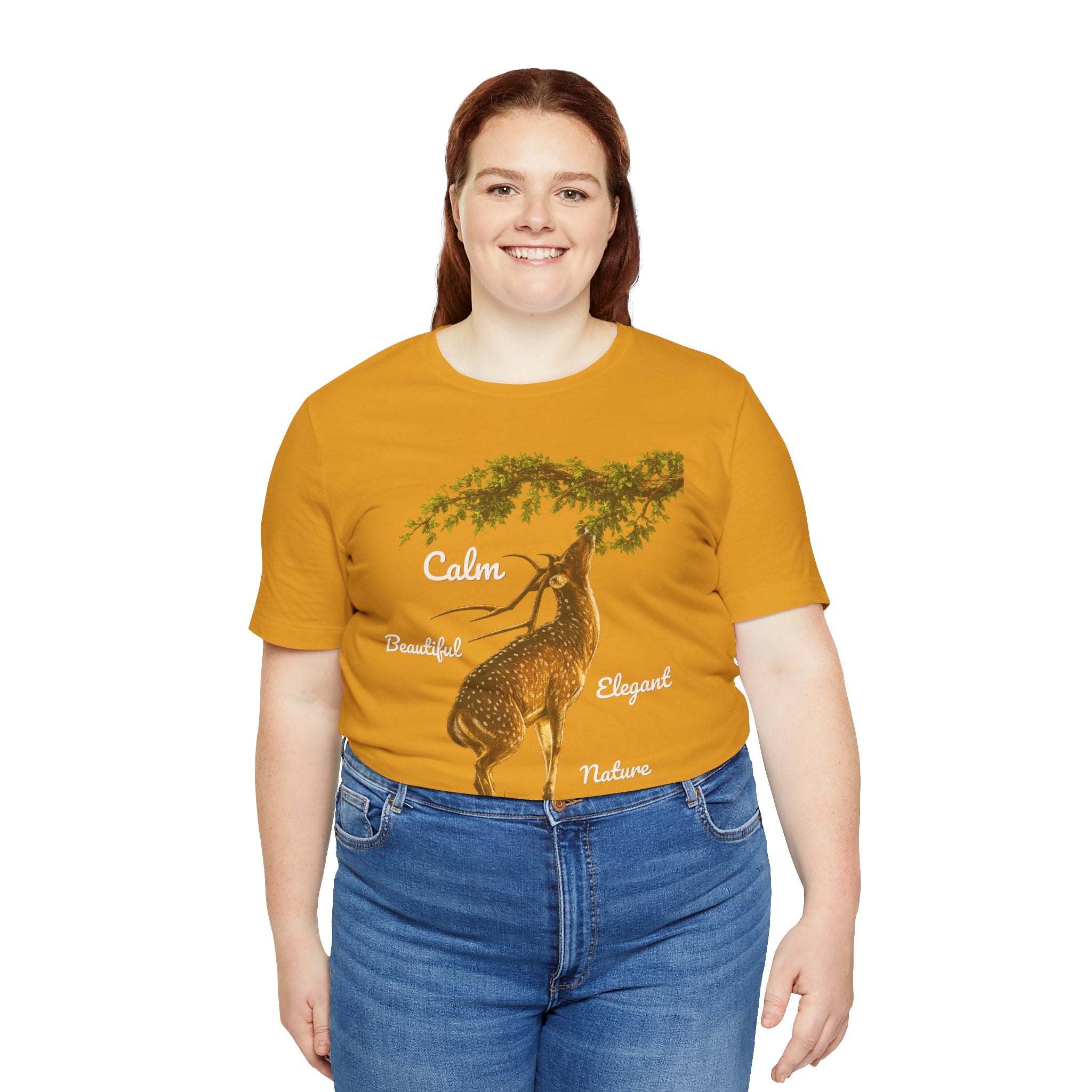 Calm Elegant Nature Deer T-Shirt