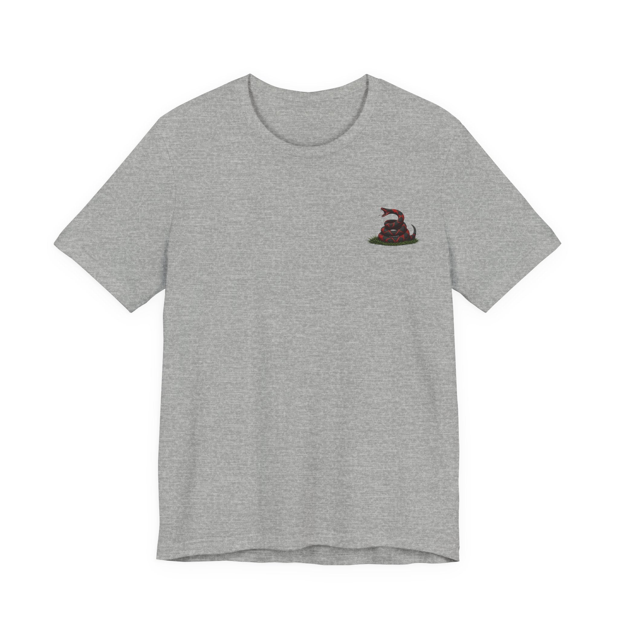 Don't Tread On Me Unisex Jersey Short Sleeve Tee Red and Black