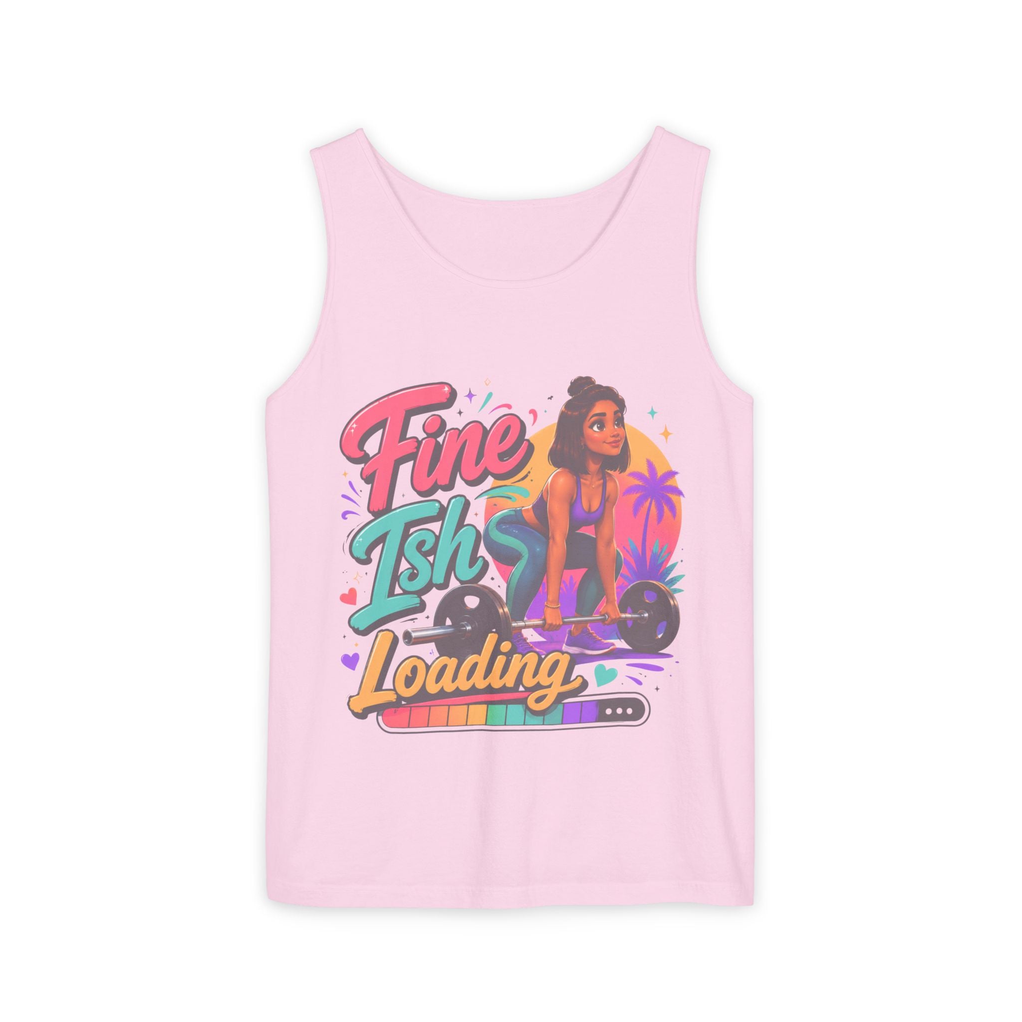 Loading Fine Tsh Tank Top — Retro Beach Vibe Graphic Tank