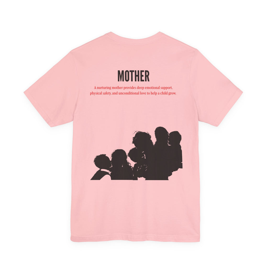 Nurturing Mother Tee — Silhouette Family Short Sleeve Shirt