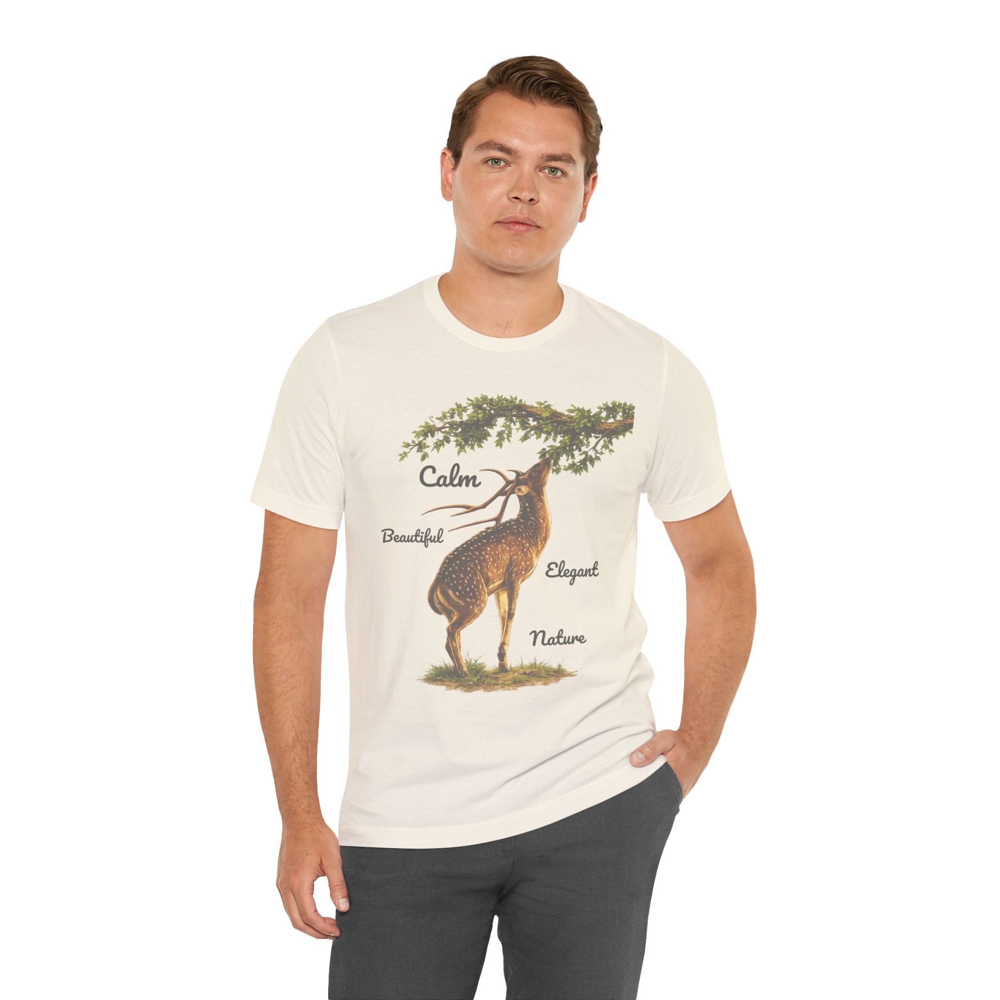 Calm Elegant Nature Deer T-Shirt