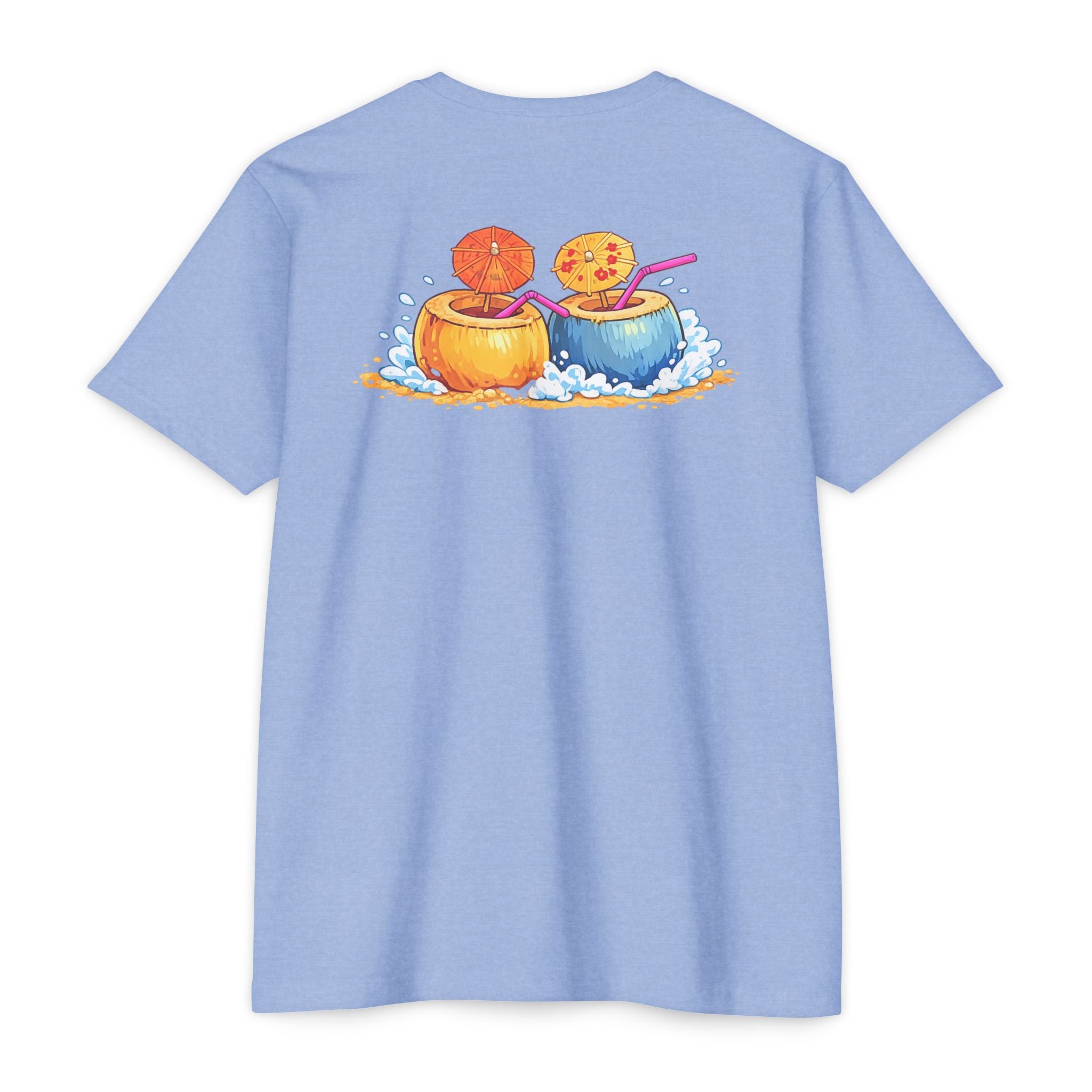 "Beaches, Vacations, & Good Drinks" Tropical Drink Tee