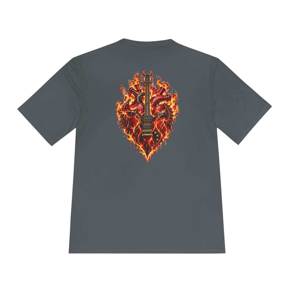 Flaming Heart Guitar Tee