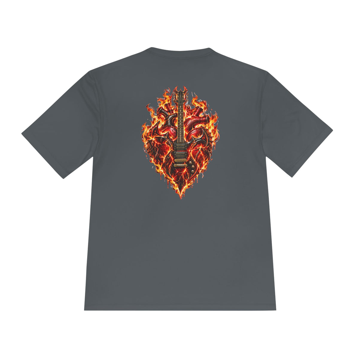 Flaming Heart Guitar Tee