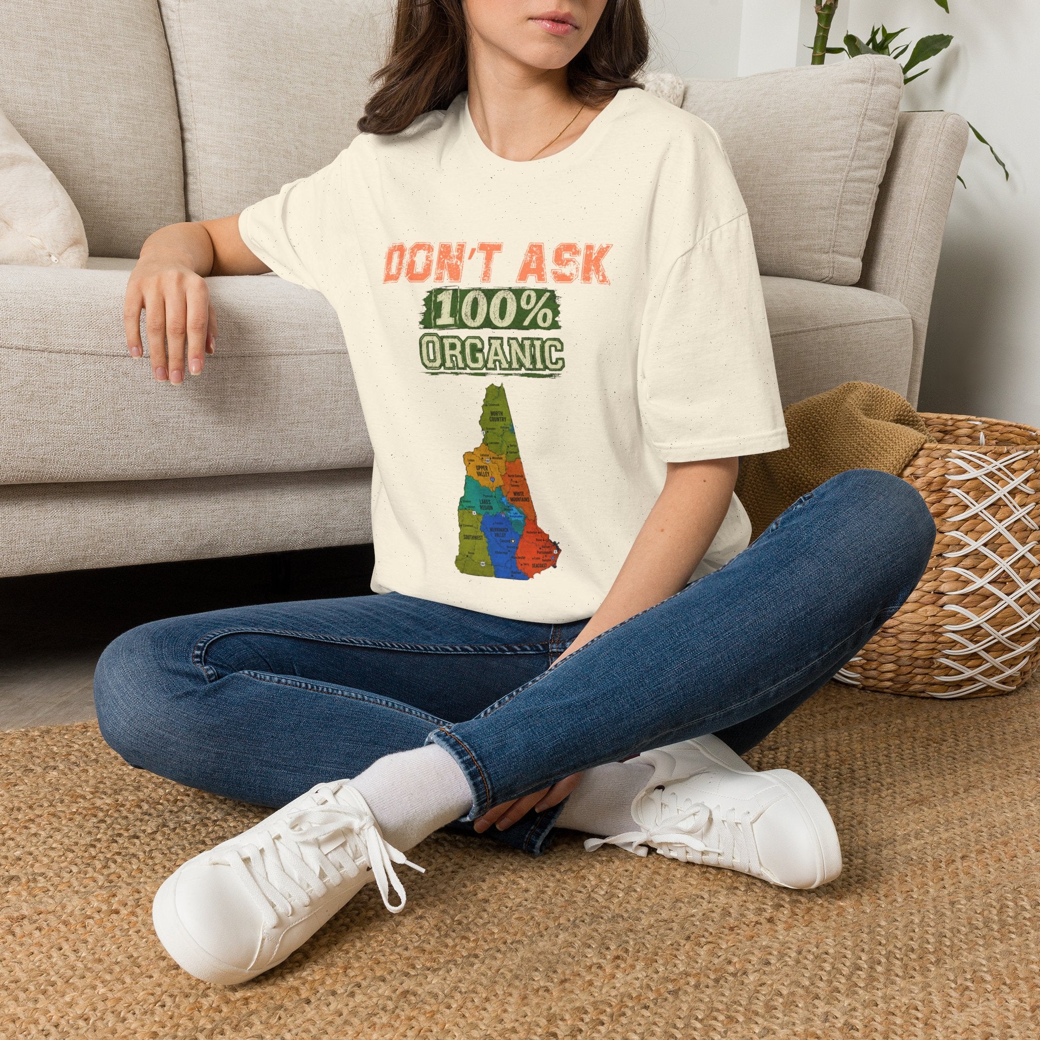 Don't Ask 100% Organic Idaho T-Shirt — Funny State Pride Tee
