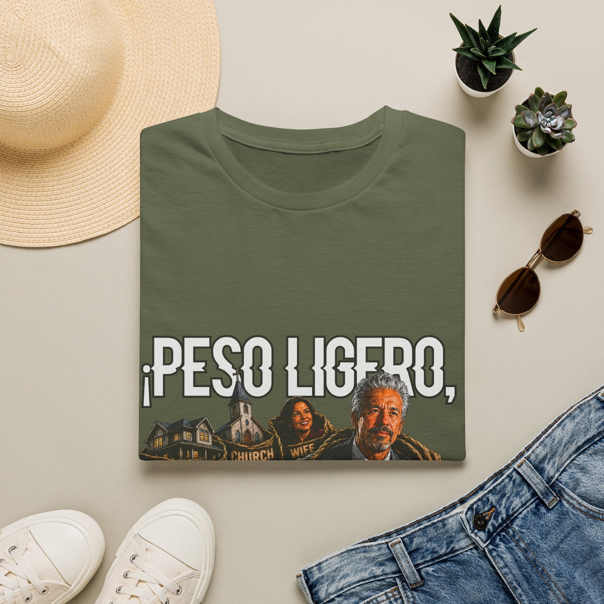 Light Weight Baby T-Shirt – Spanish Father shirt/¡Peso ligero, bebé!