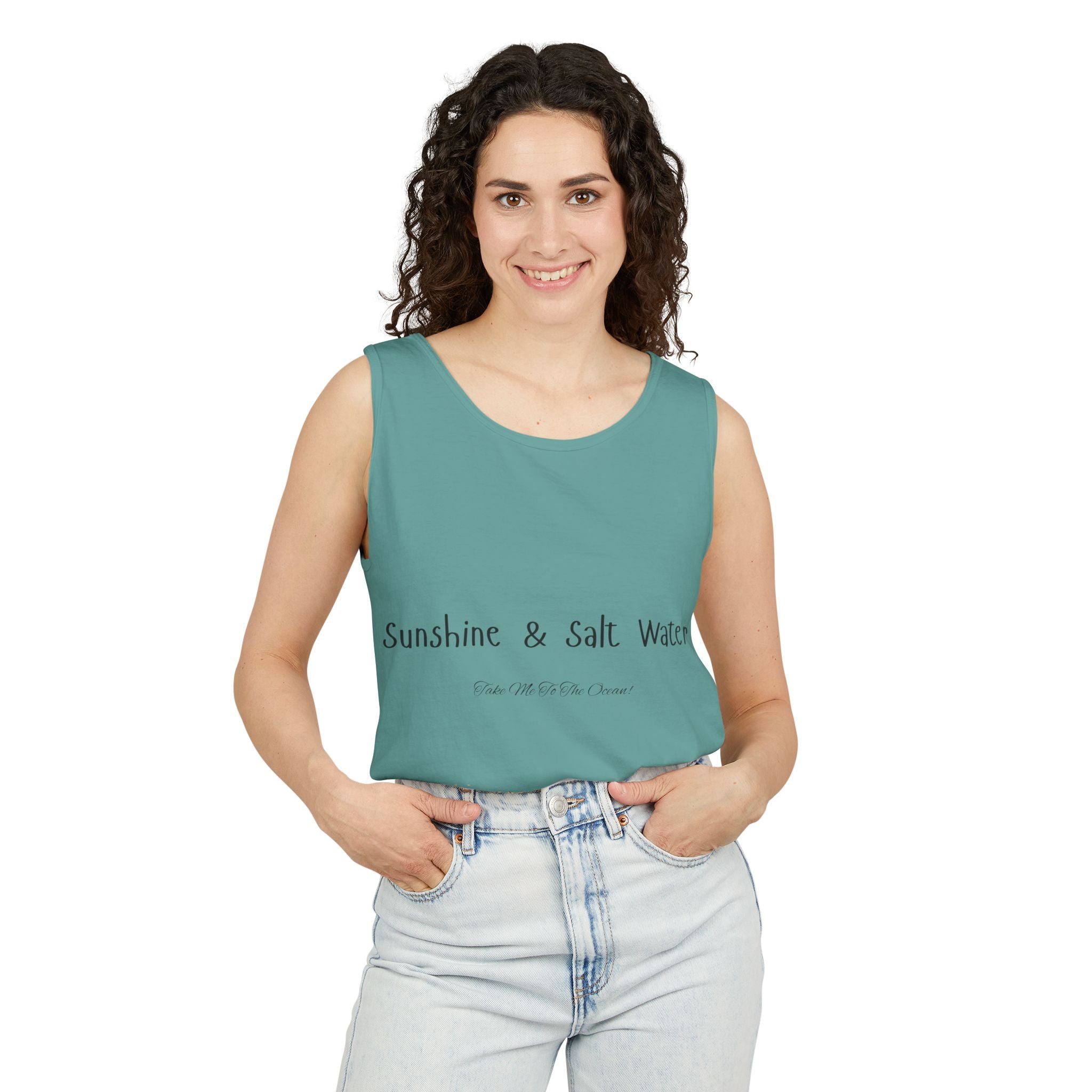 "Sunshine & Salt Water" Beach Graphic