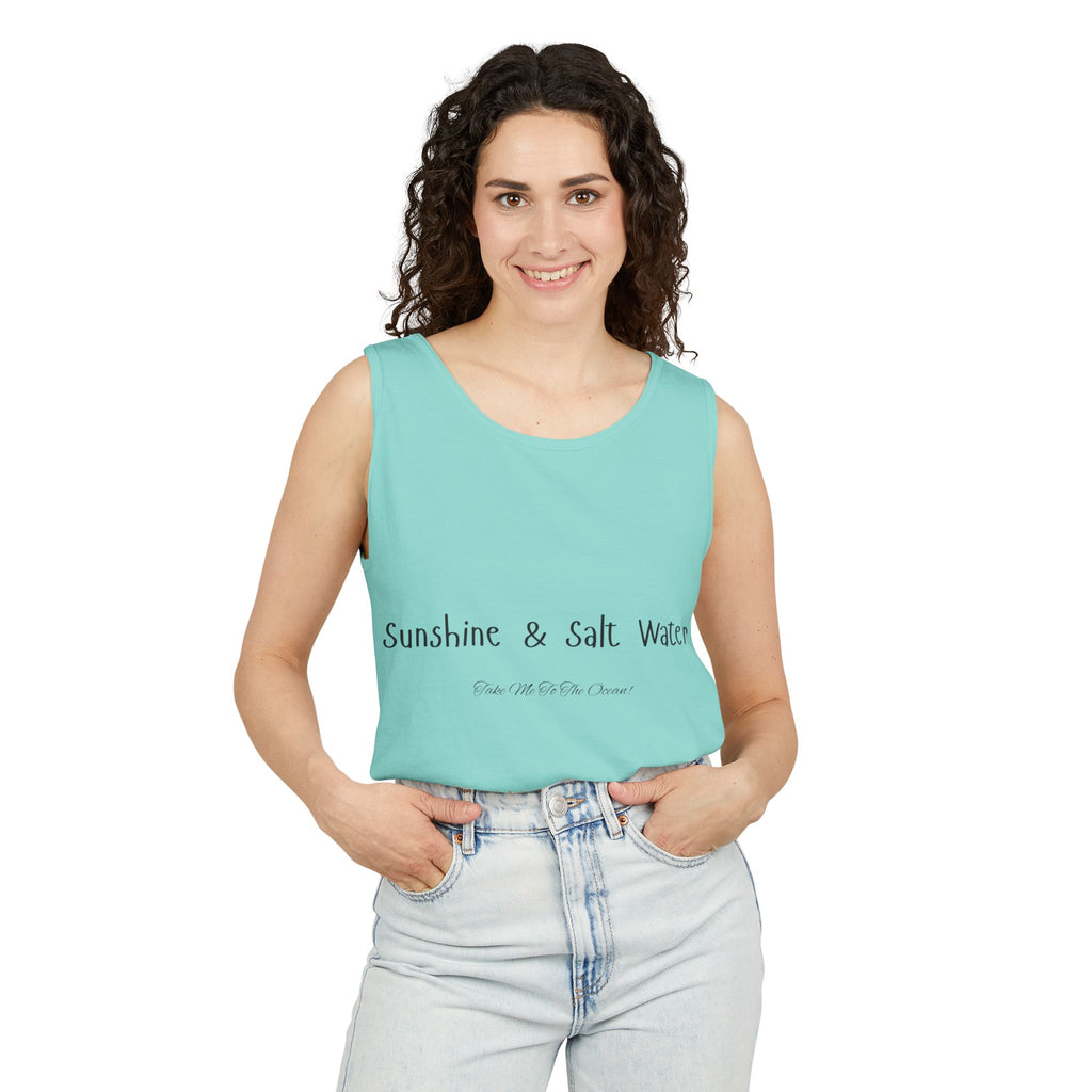 "Sunshine & Salt Water" Beach Graphic