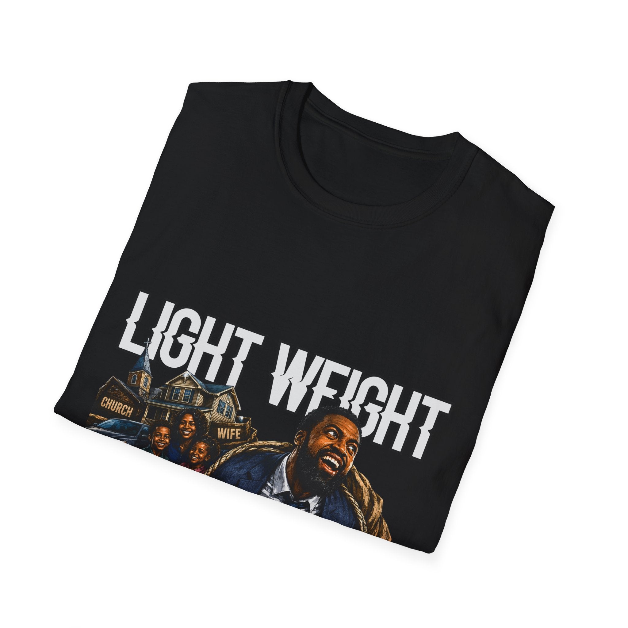 "Light Weight Baby" T‑Shirt – Father Graphic Tee