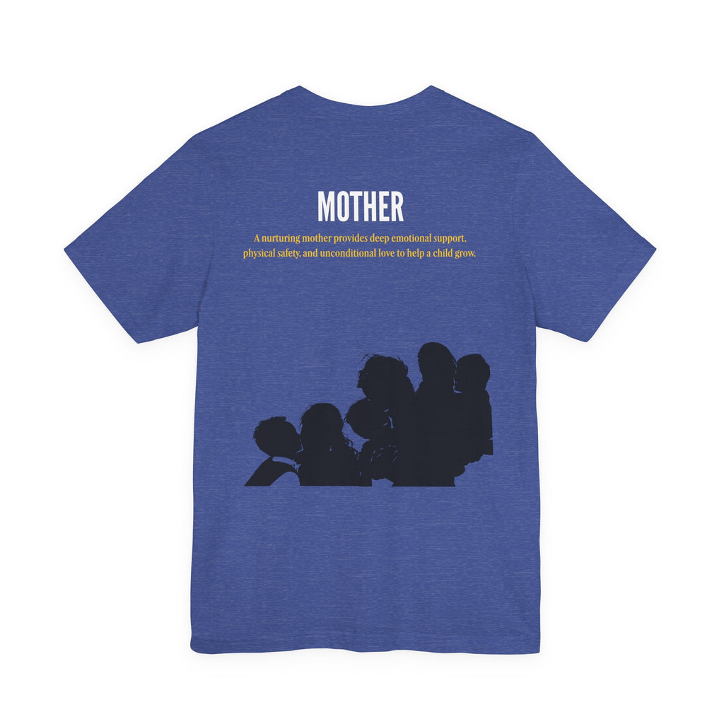 Nurturing Mother Tee — Silhouette Family Short Sleeve Shirt