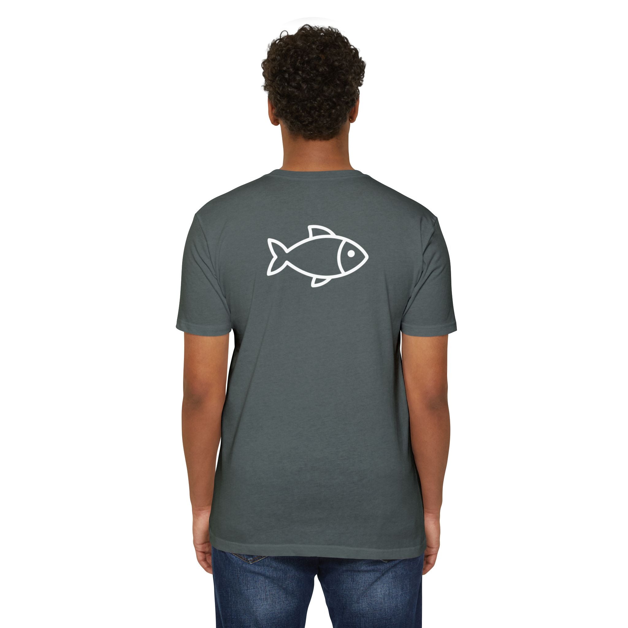Retro Fish Reading  T-Shirt
