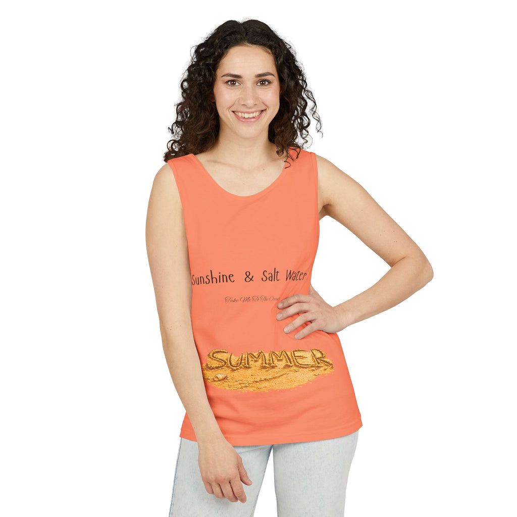 "Sunshine & Salt Water" Beach Graphic