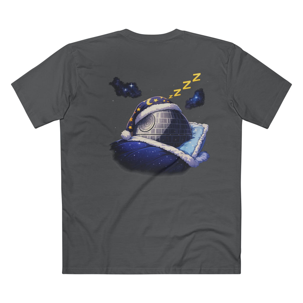 Dark Side Tee — "I'm Going to the Dark Side (Good)" Retro Sleepy Death Star T‑Shirt
