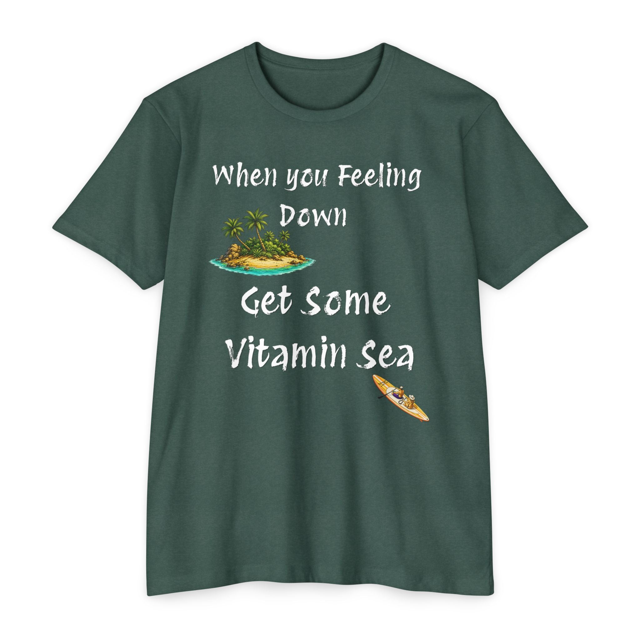 Vitamin Sea T-Shirt — "When You're Feeling Down Get Some Vitamin Sea"