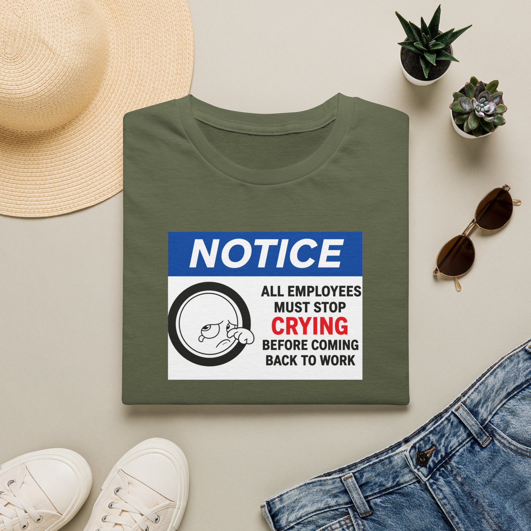 "All Employees Must Stop Crying Before Coming Back to Work"