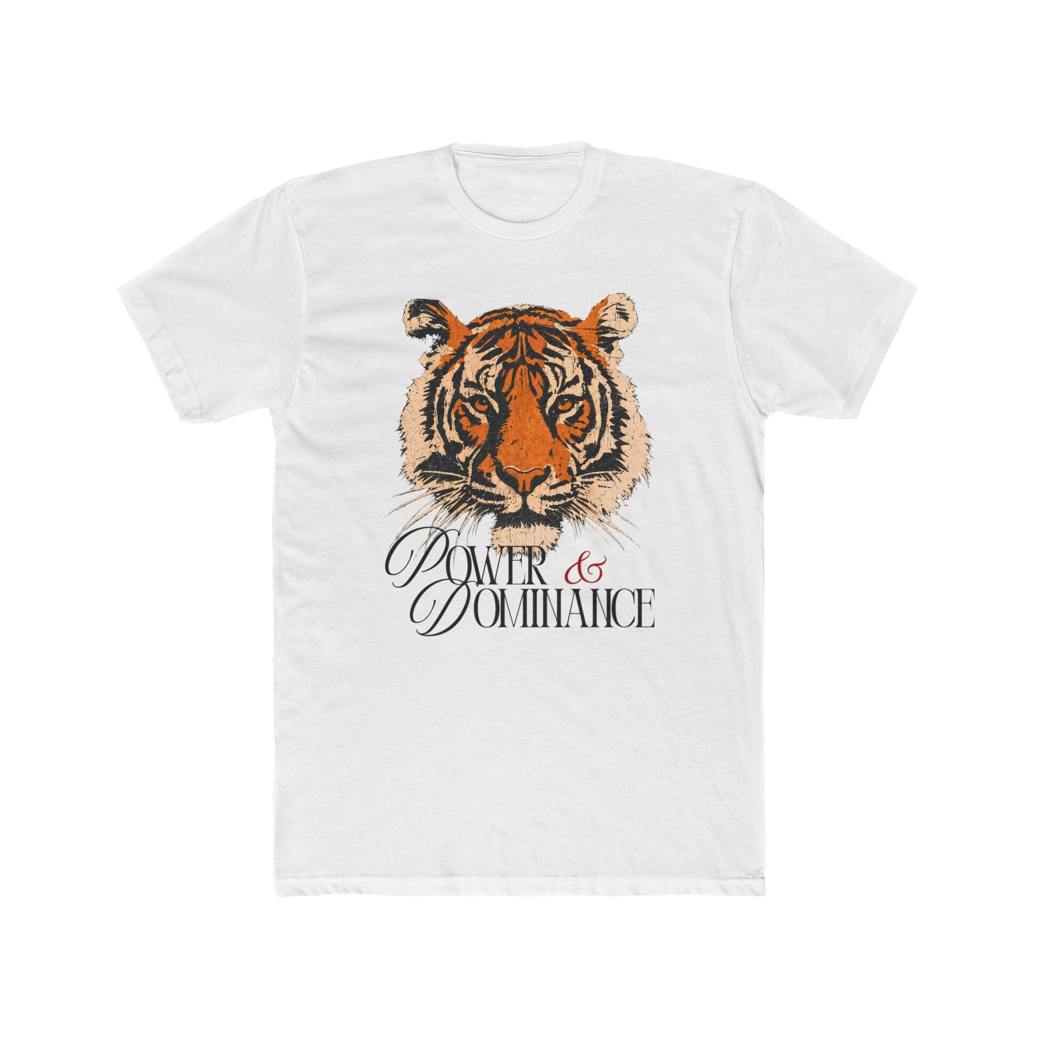Tiger Head "Power & Dominance" Crew Tee