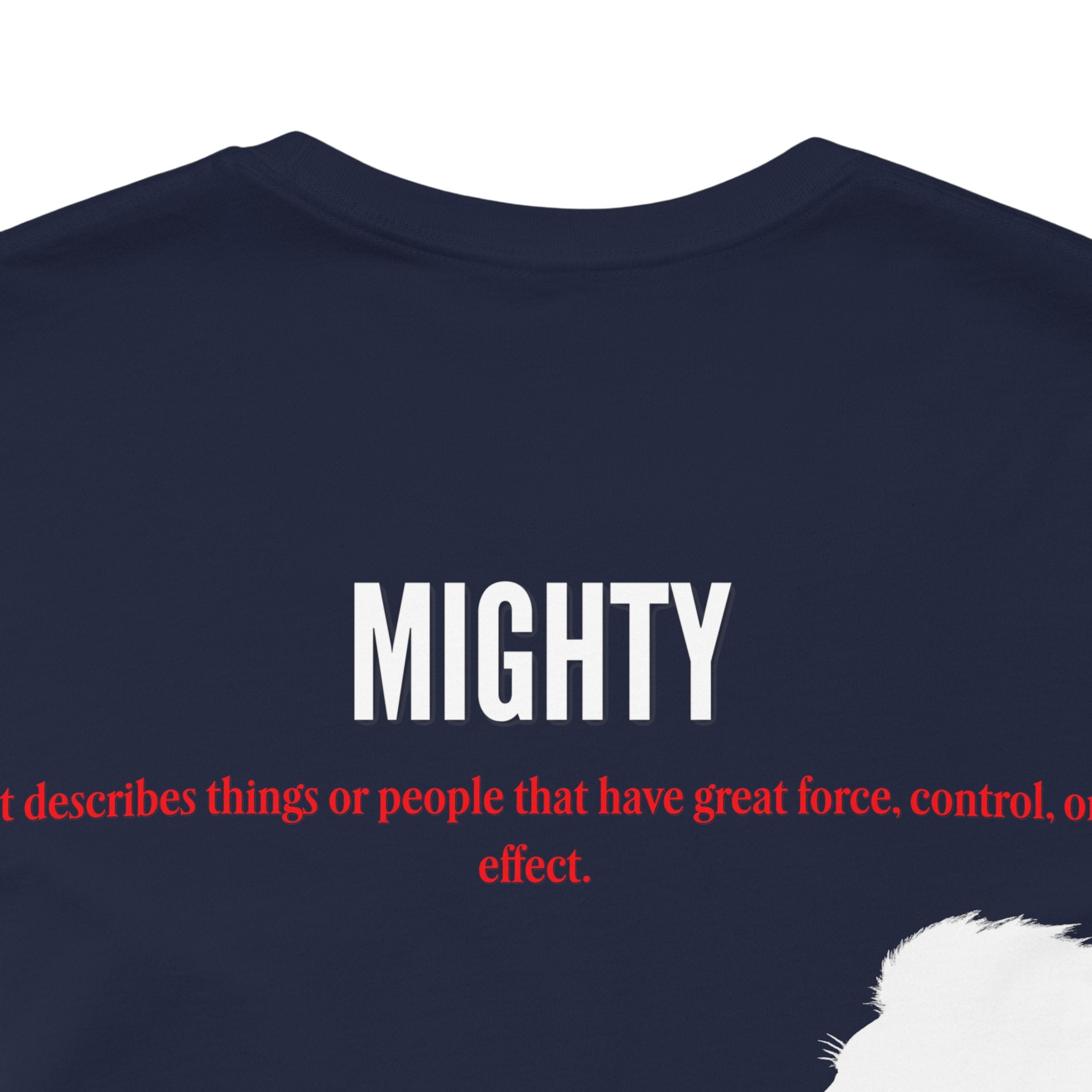 Powerful / Mighty Graphic Tee — Inspirational Strength T-Shirt