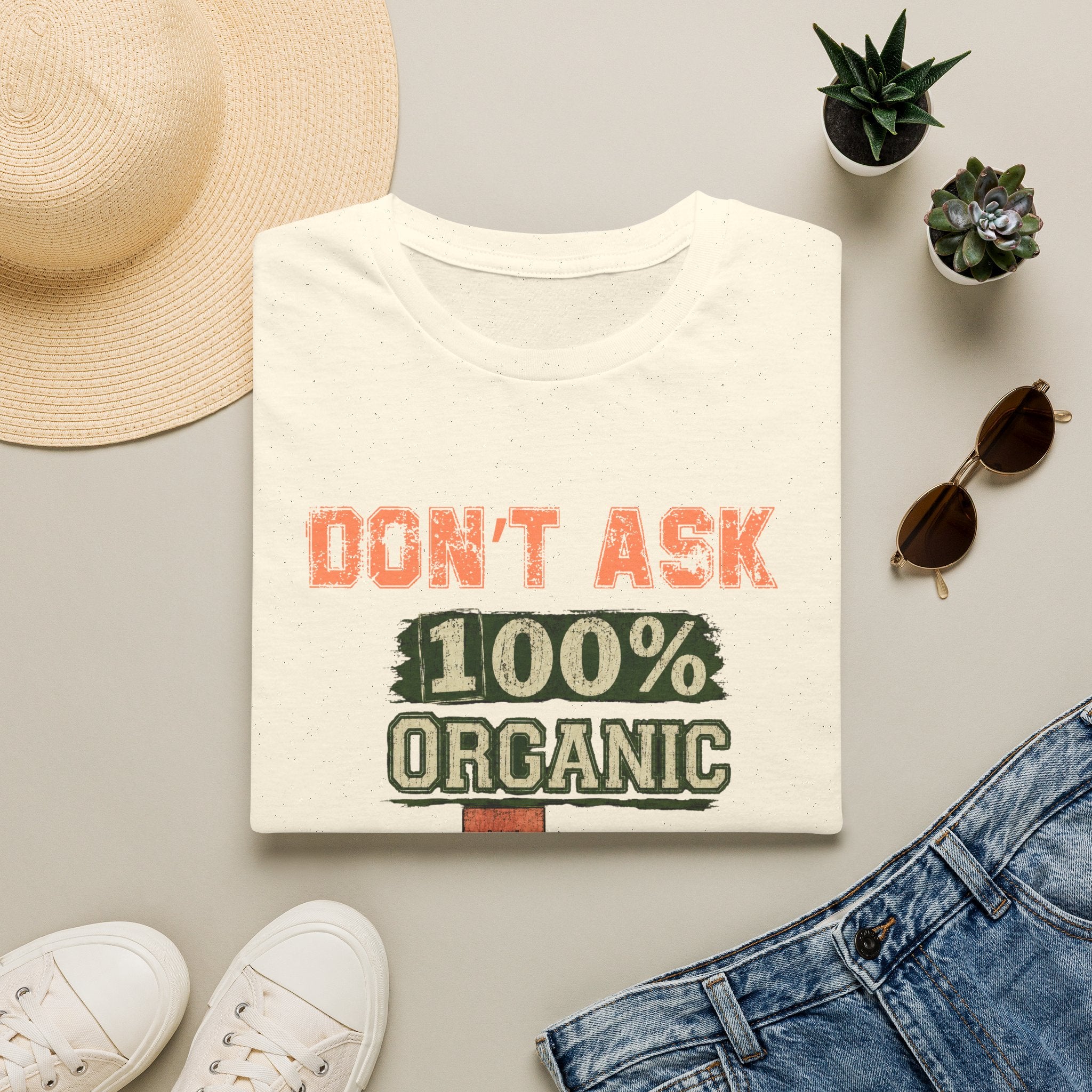 Don't Ask 100% Organic Texas T-Shirt – Funny State Pride Graphic Tee
