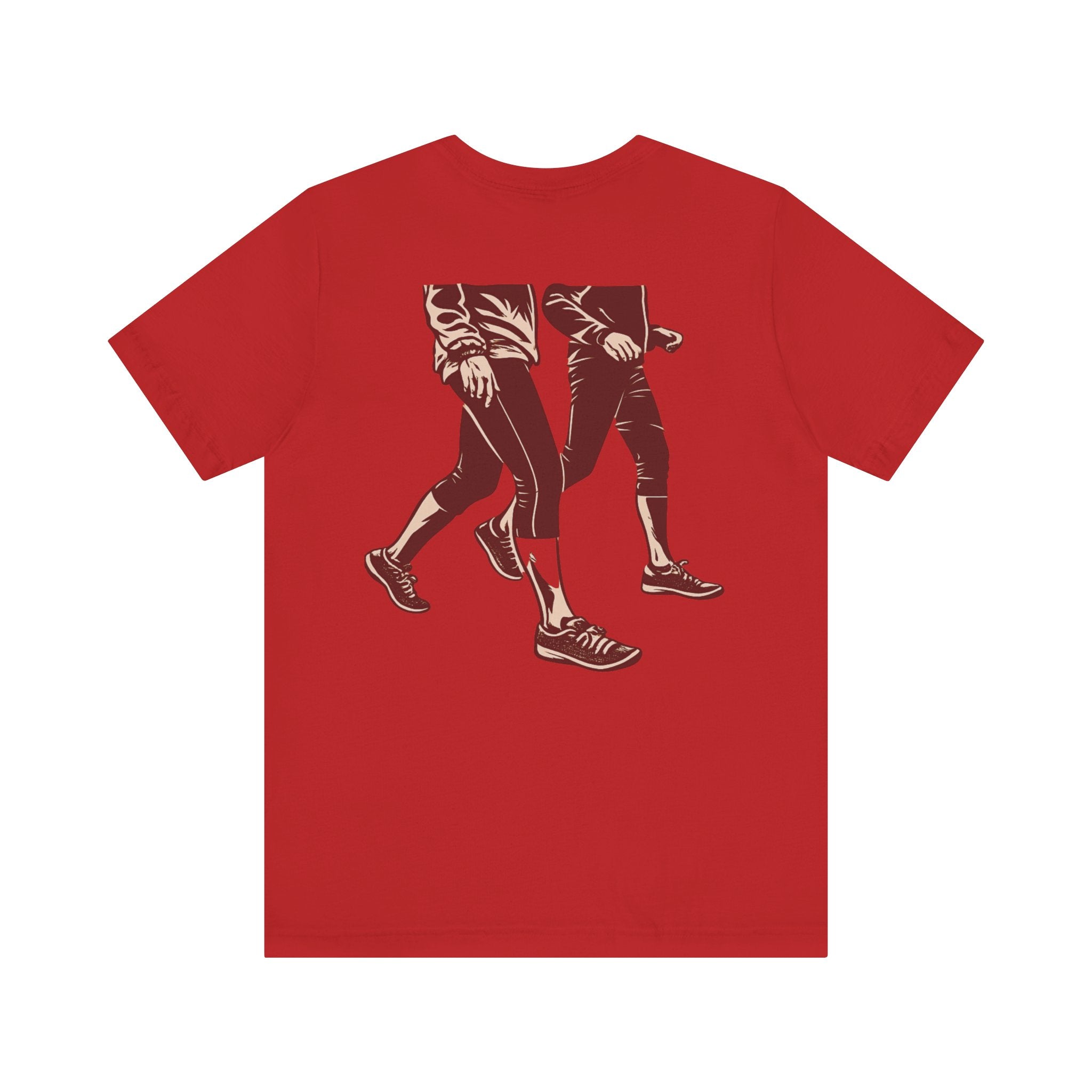 Good Morning Walk Tee — Retro Walking Graphic T-Shirt for Fitness & Morning Strolls