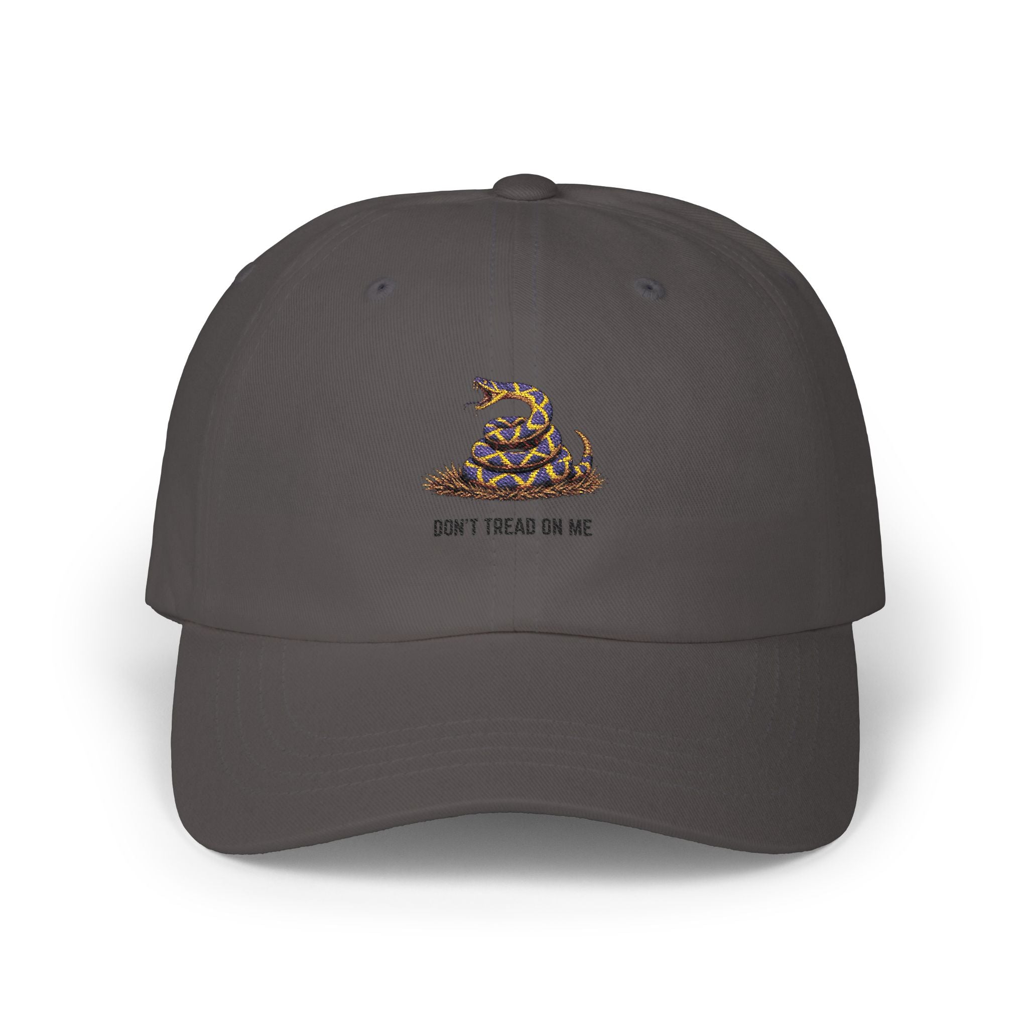 Don’t Tread On Me Dad Cap — Classic Embroidered Gadsden Hat