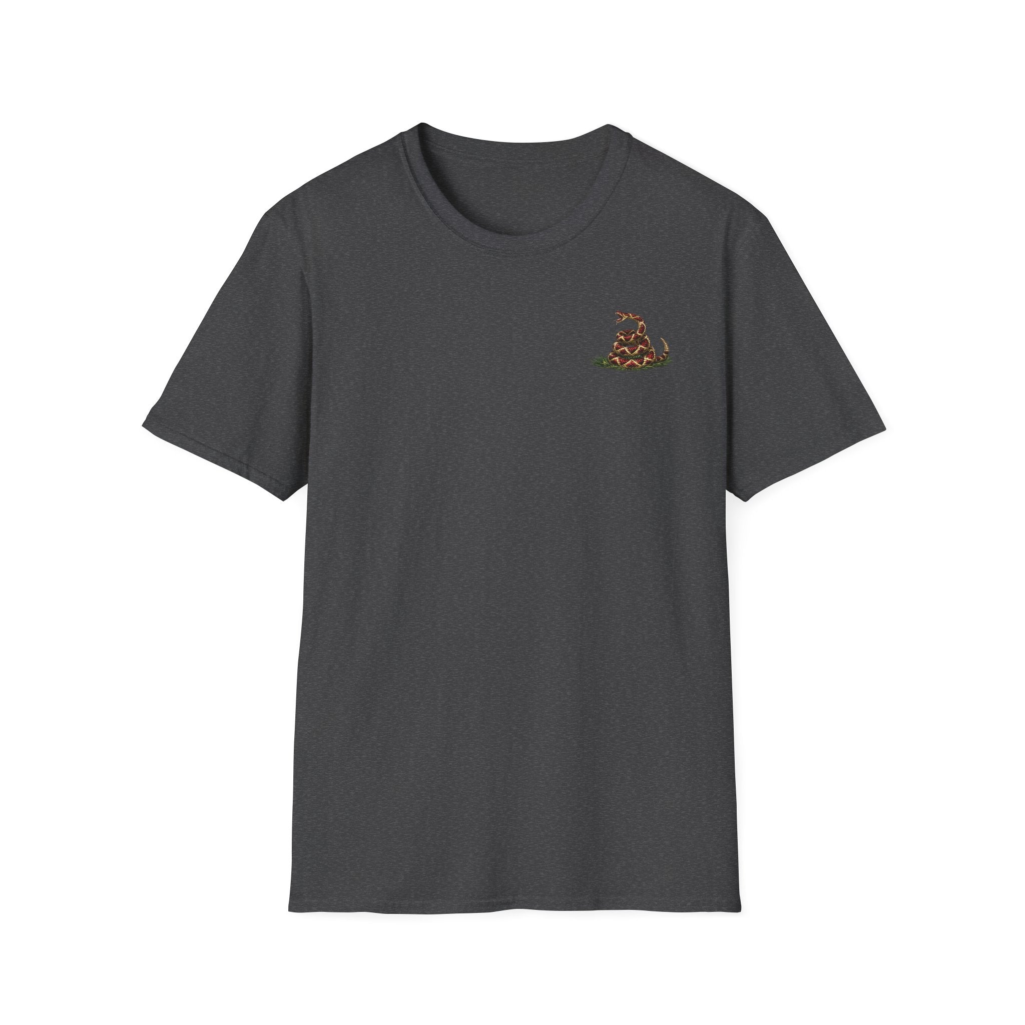 Snake on Cactus Pocket T-Shirt — Minimal Southwestern Vibe Tee