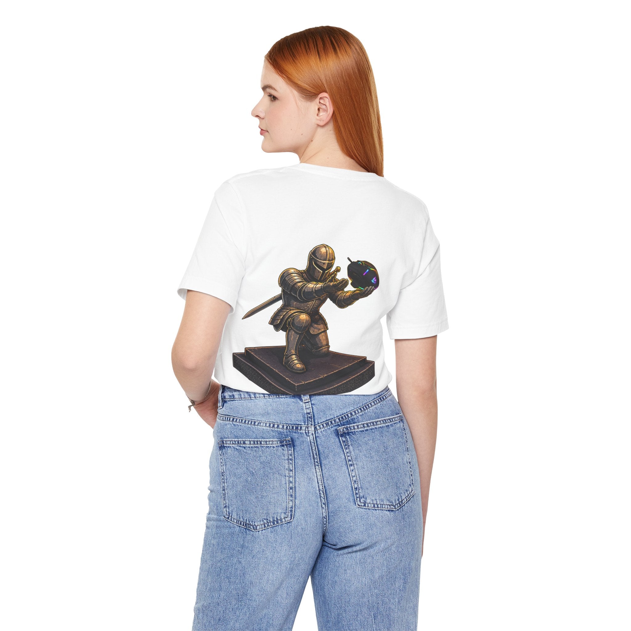 "Let Me Put You On Game" PC Mouse— Retro Gamer Knight Graphic Tee