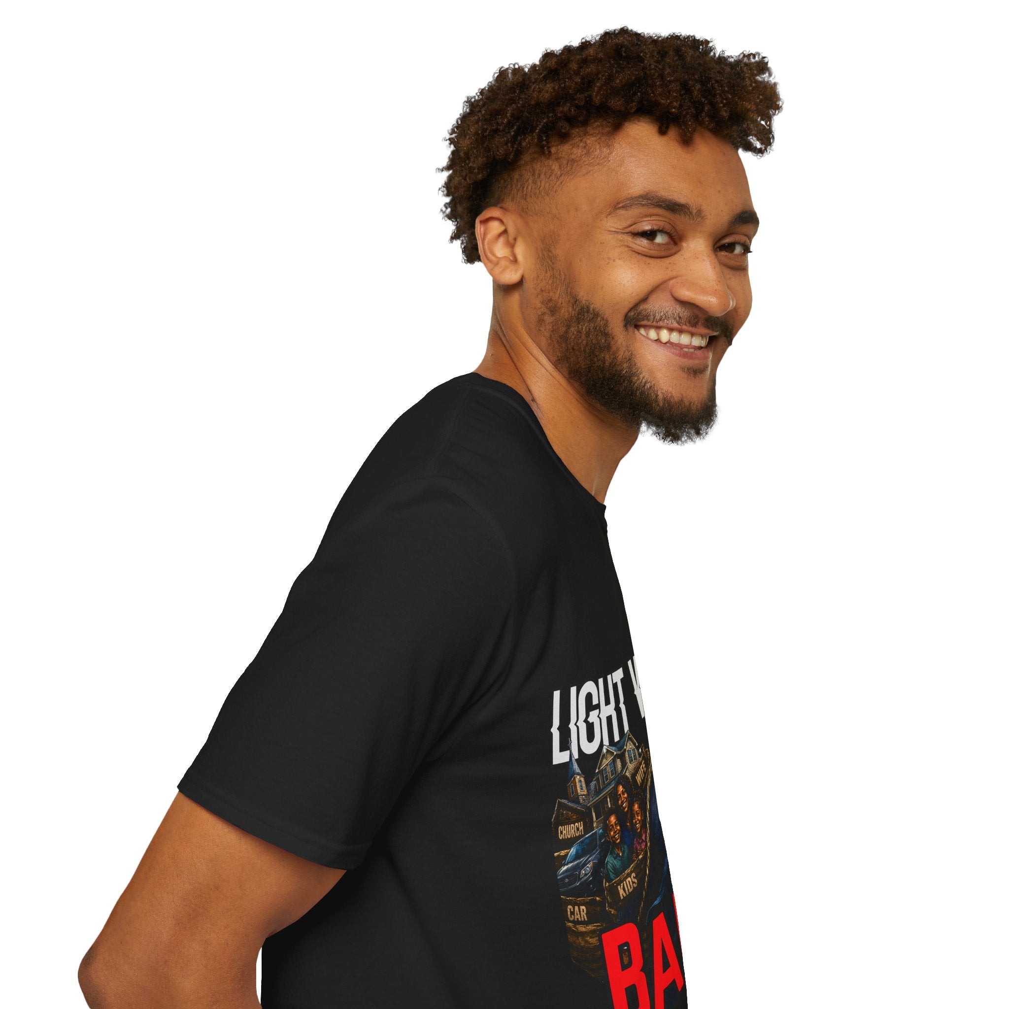 "Light Weight Baby" T‑Shirt – Father Graphic Tee
