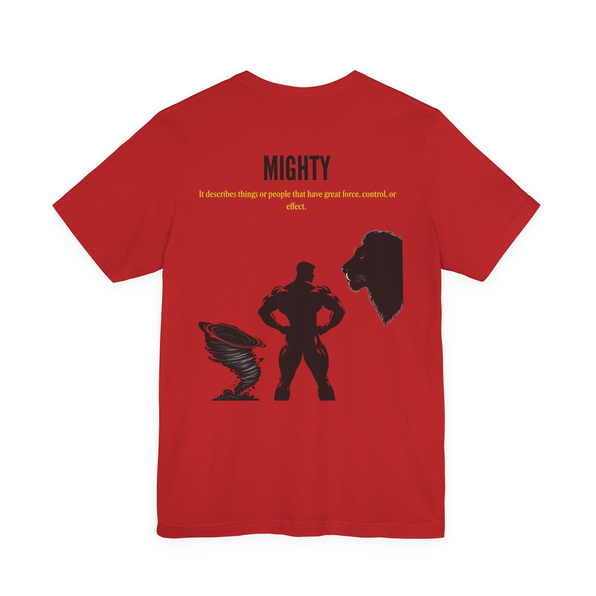 Powerful / Mighty Graphic Tee — Inspirational Strength T-Shirt